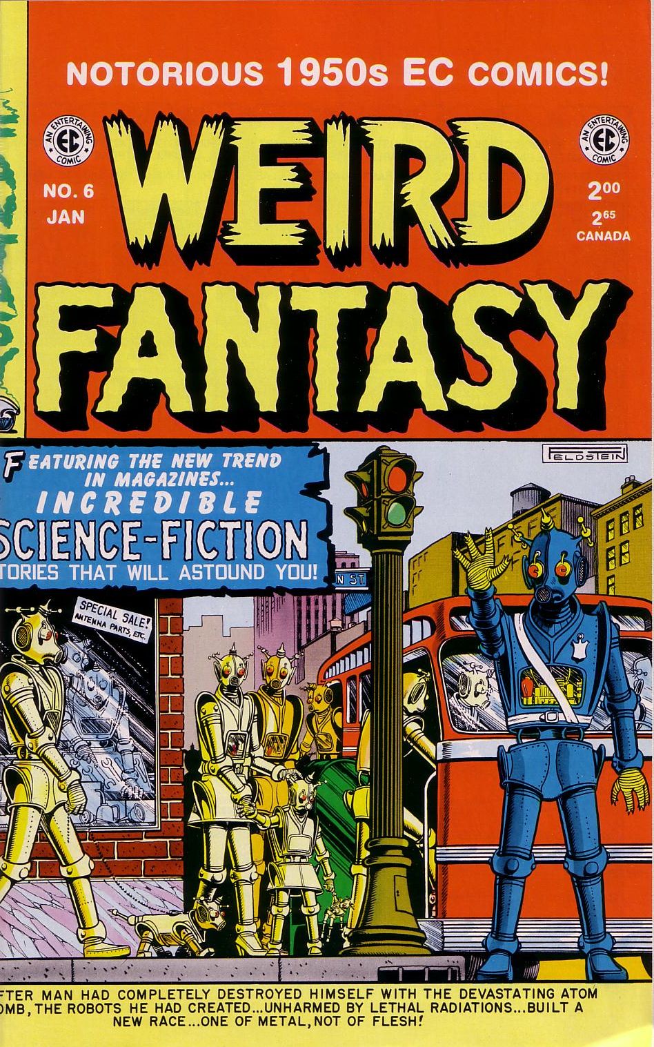 Read online Weird Fantasy (1951) comic -  Issue #6 - 1