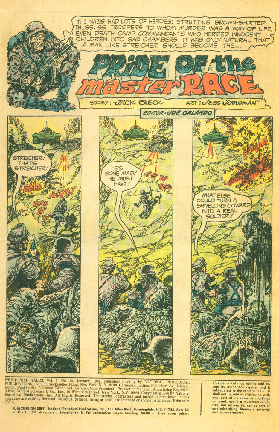 Read online Weird War Tales (1971) comic -  Issue #33 - 3