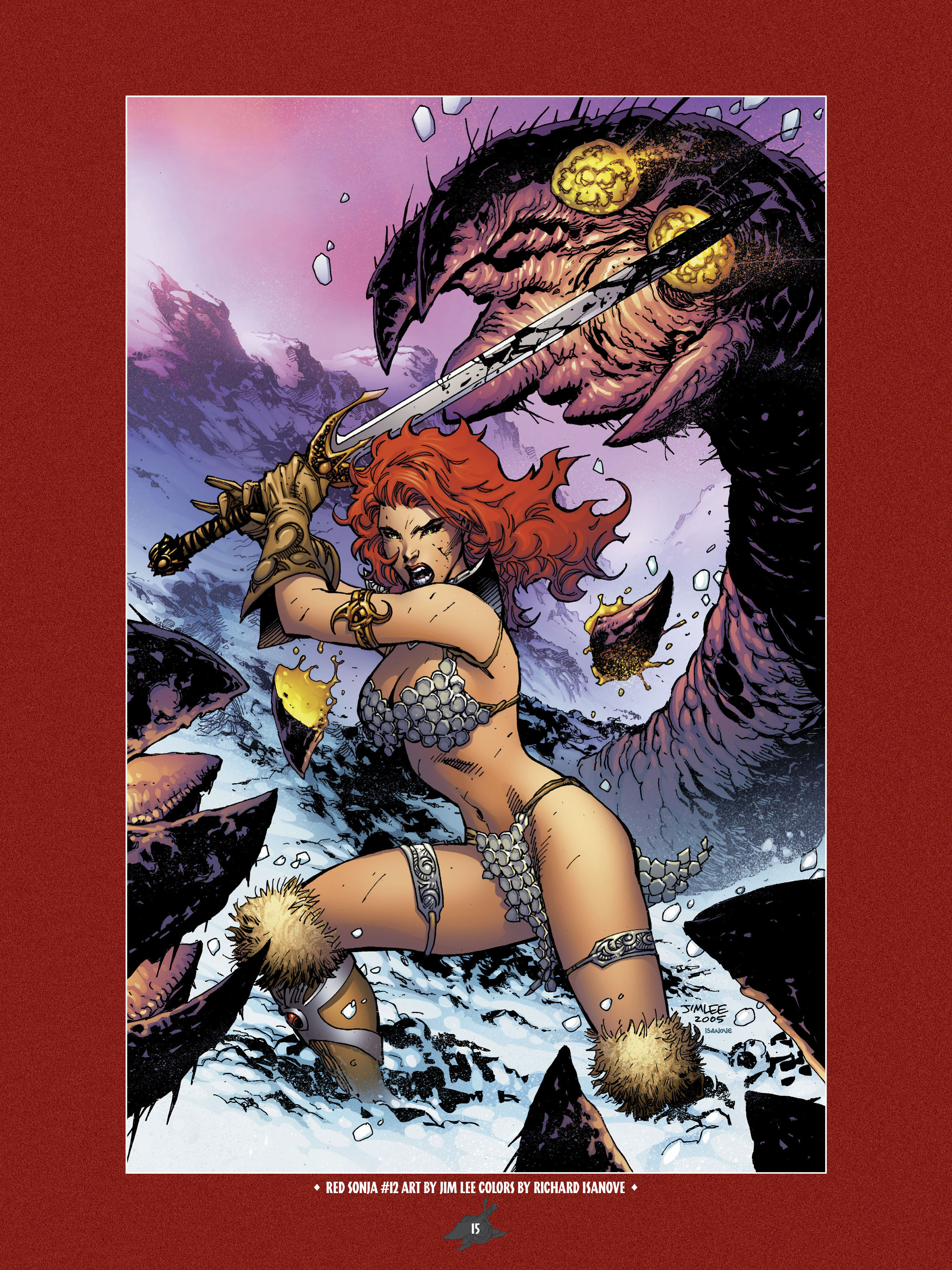 Read online The Art of Red Sonja comic -  Issue # TPB 1 (Part 1) - 16