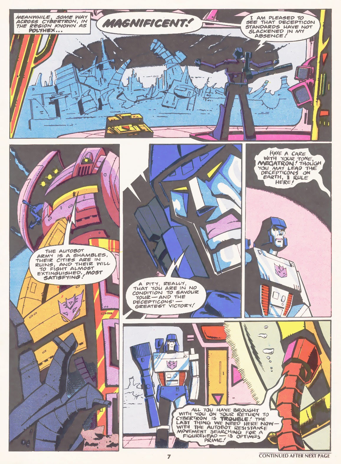 Read online The Transformers (UK) comic -  Issue #98 - 7