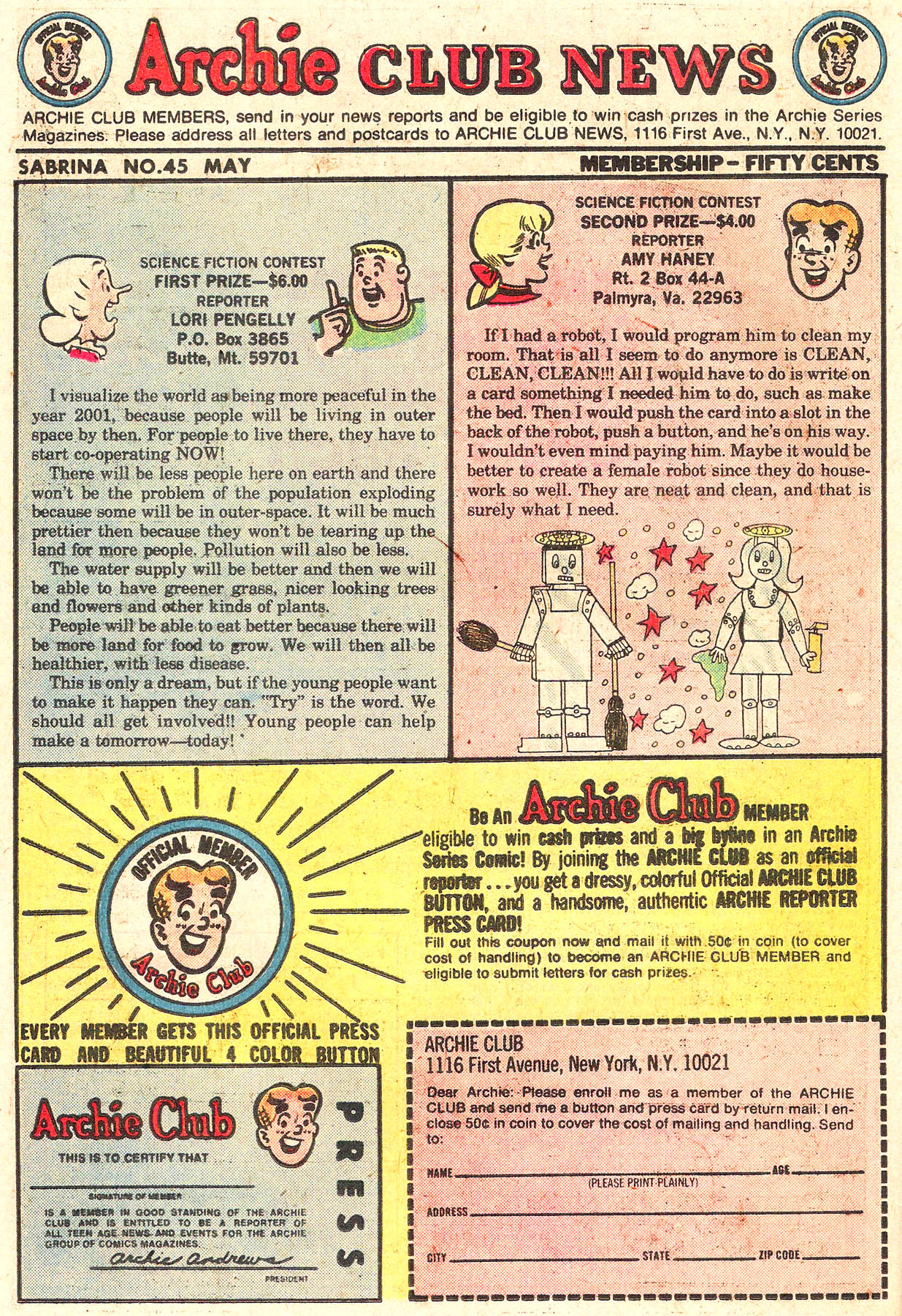 Read online Sabrina The Teenage Witch (1971) comic -  Issue #45 - 26