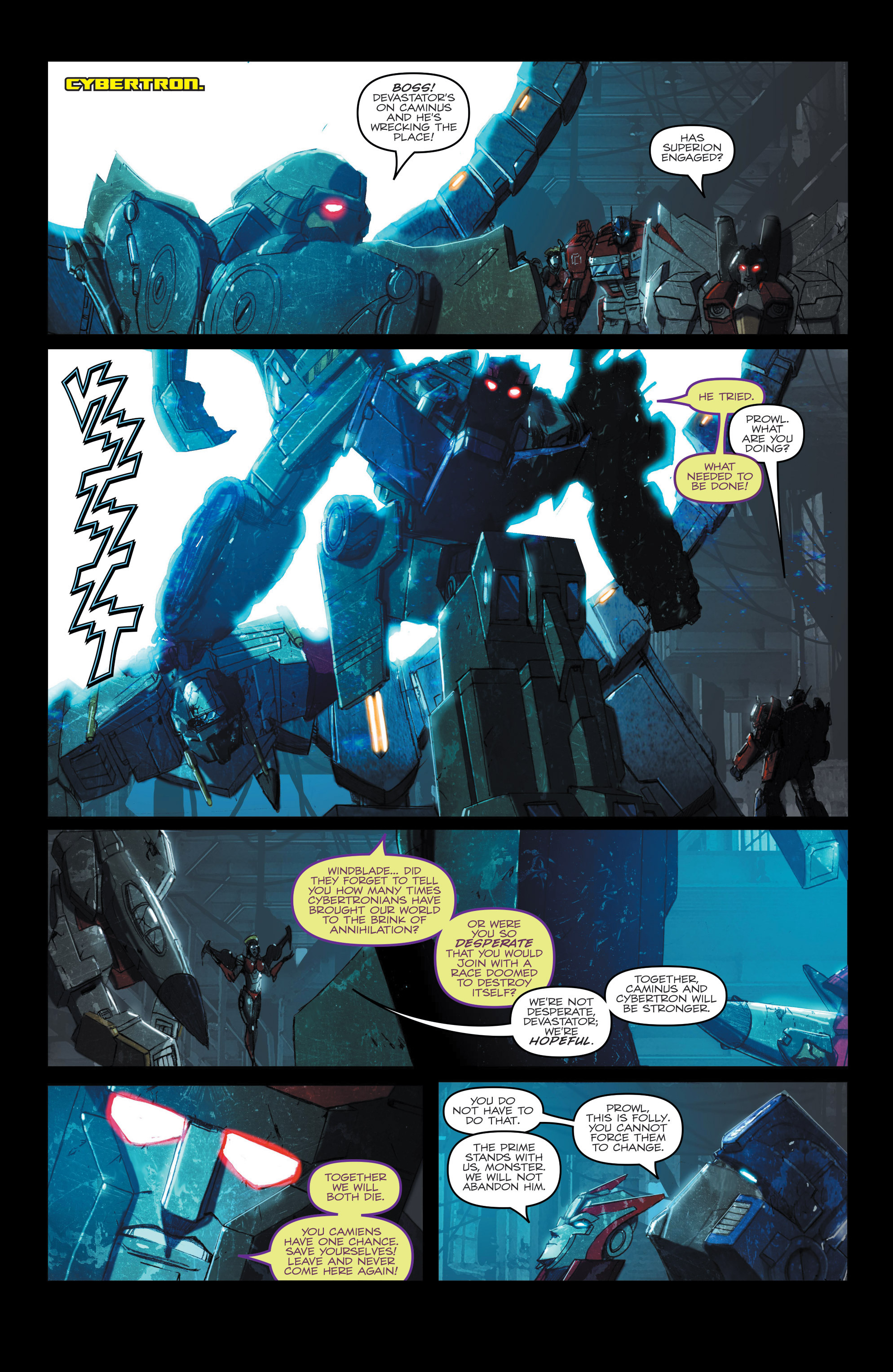 Read online The Transformers: Windblade (2015) comic -  Issue #2 - 17