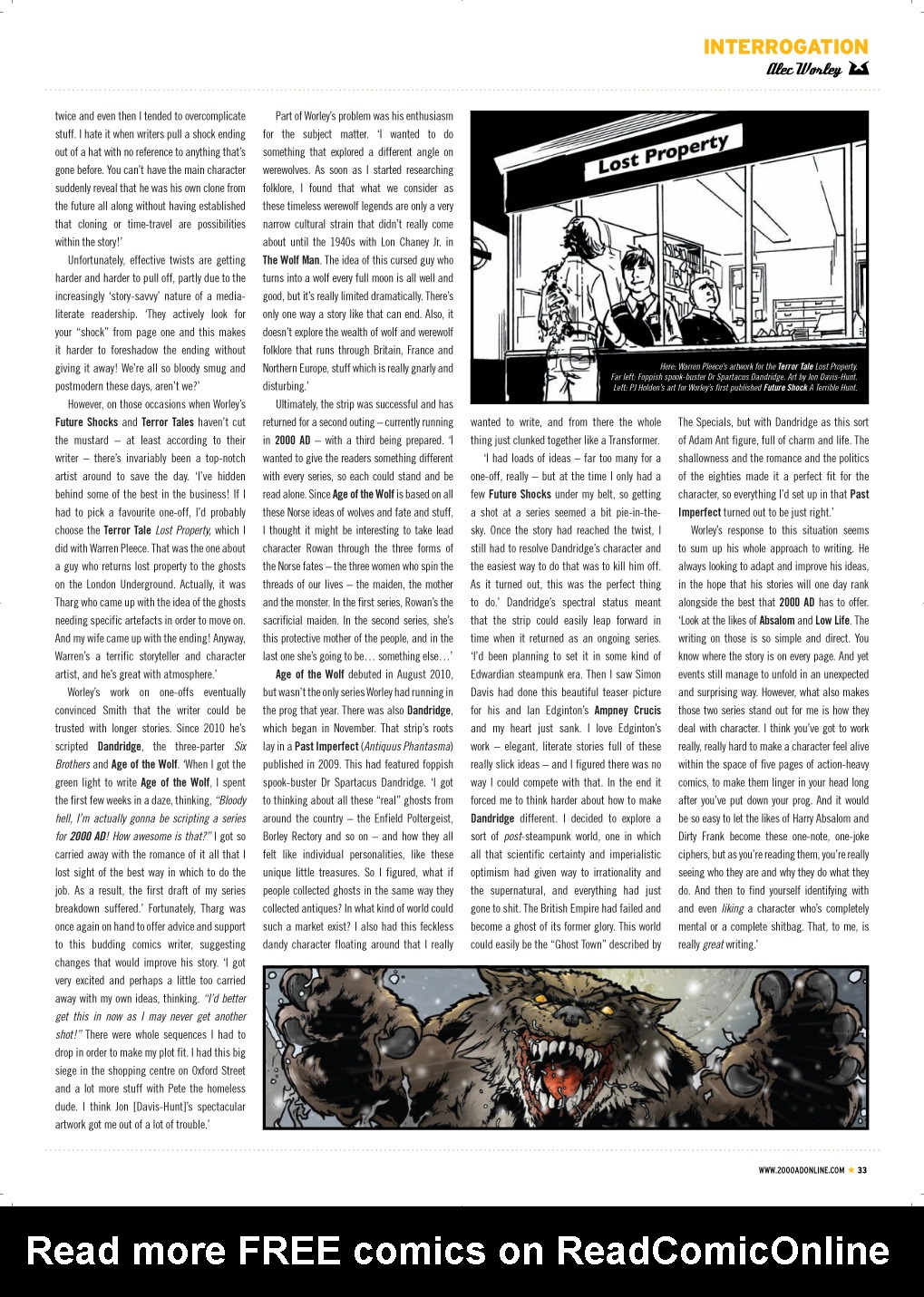 Read online Judge Dredd Megazine (Vol. 5) comic -  Issue #323 - 33