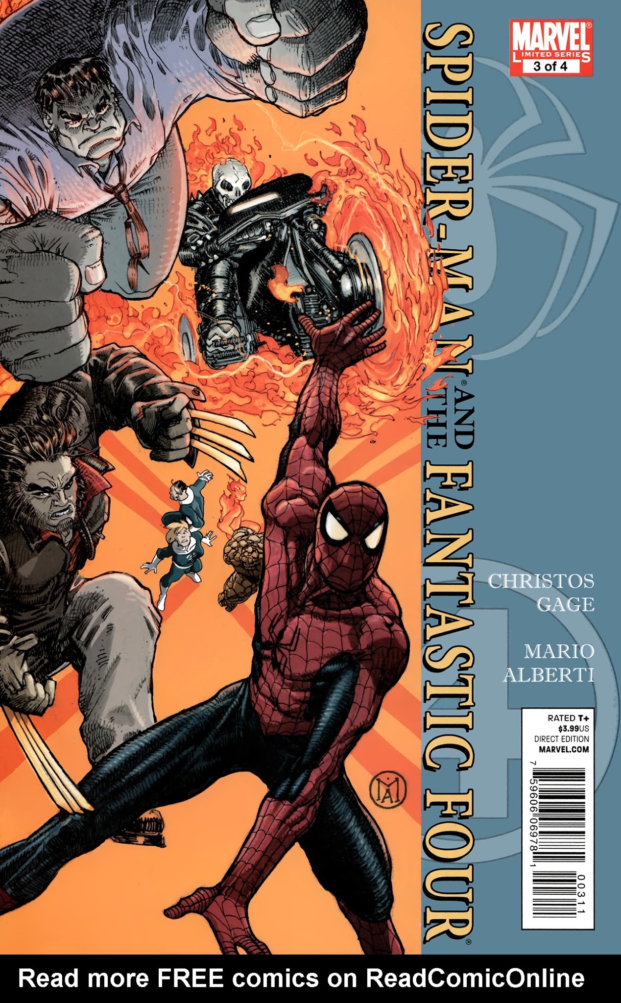 Read online Spider-Man/Fantastic Four comic -  Issue #3 - 1