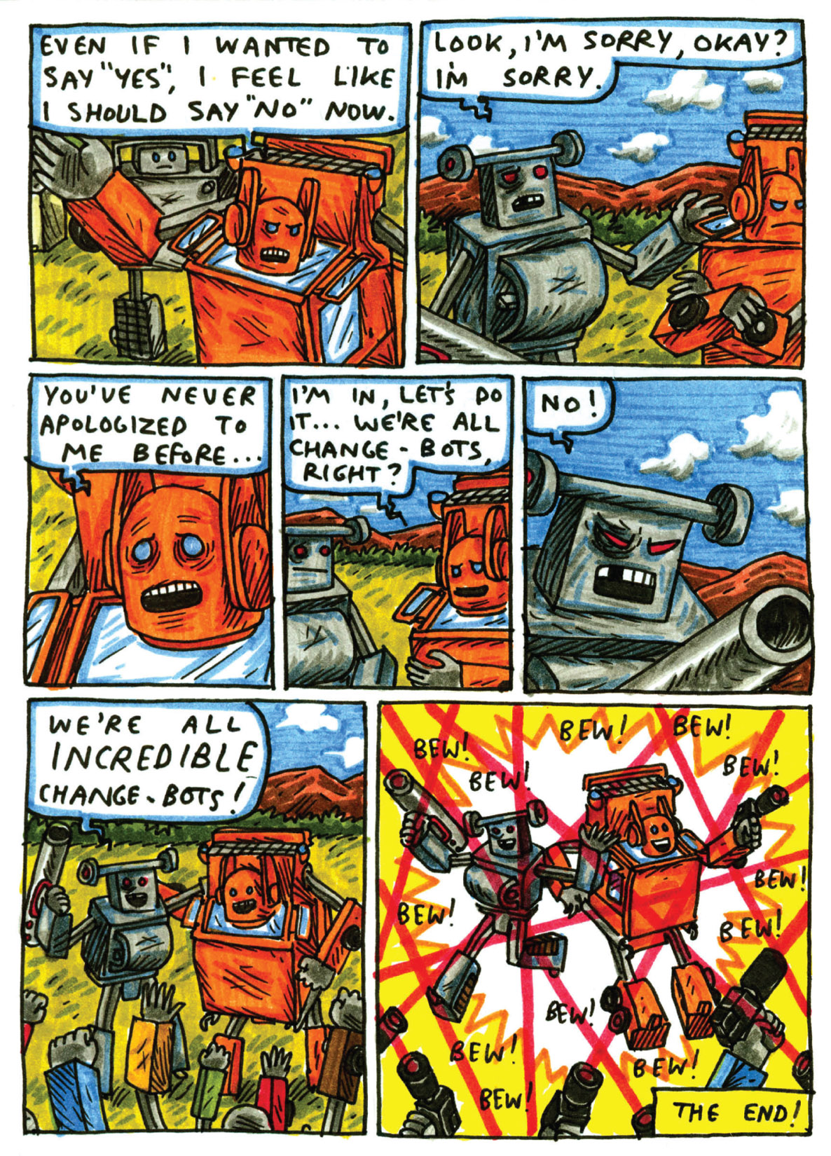 Read online Incredible Change-Bots comic -  Issue # TPB 2 - 136