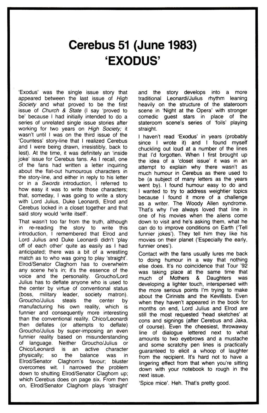 Cerebus issue 0 - Page 4