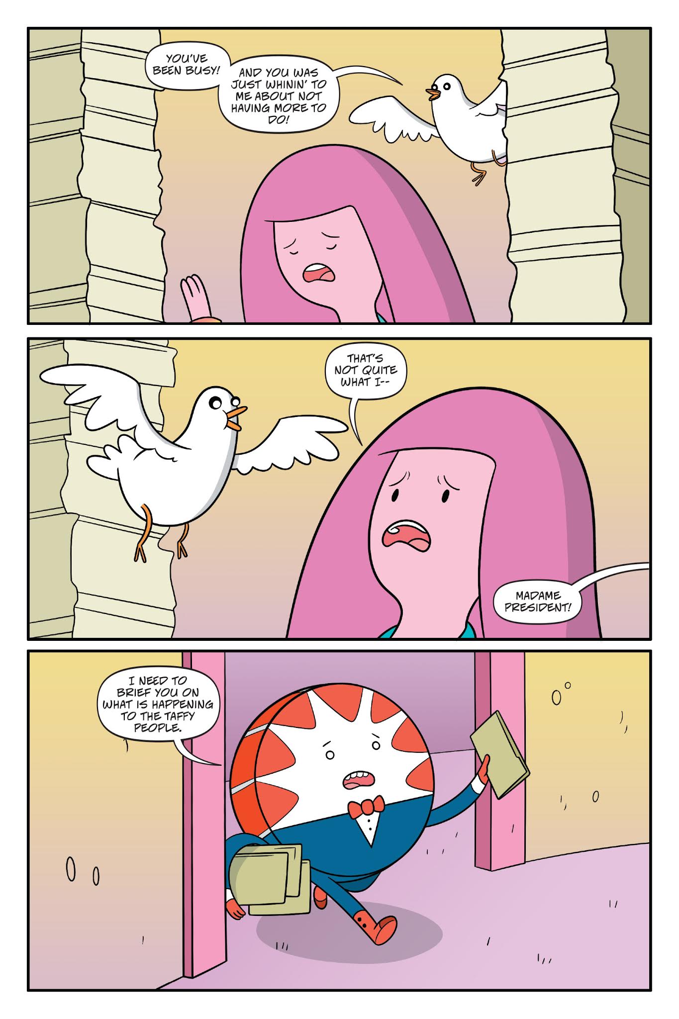 Read online Adventure Time: President Bubblegum comic -  Issue # TPB - 64