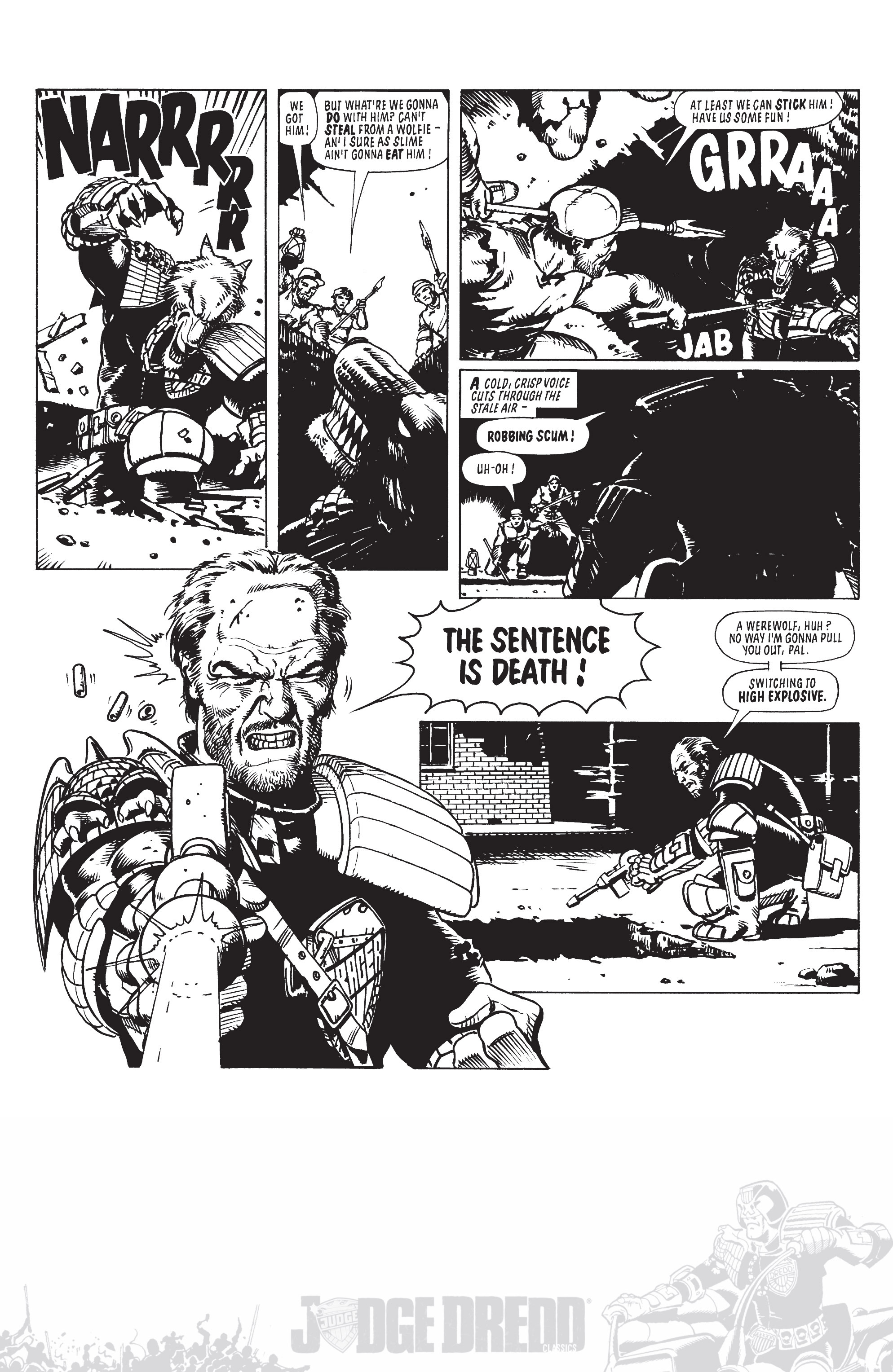 Read online Judge Dredd: Cry of the Werewolf comic -  Issue # Full - 44