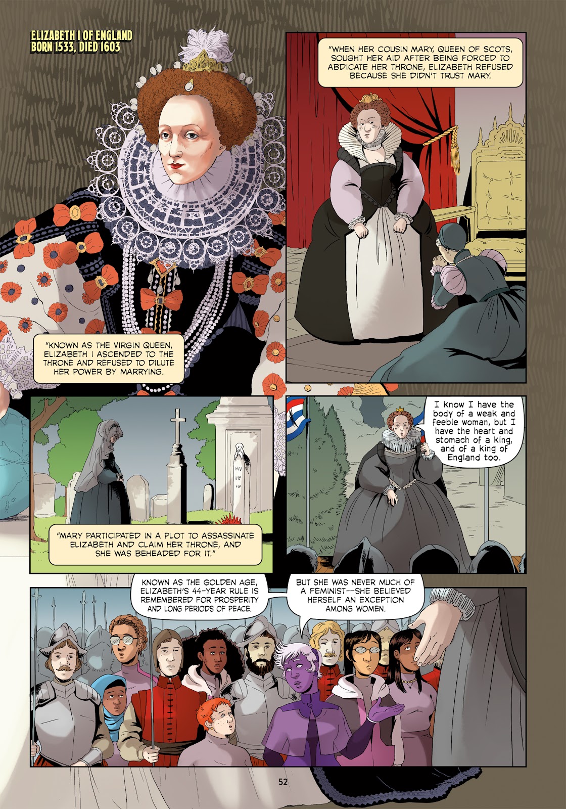 Amazons, Abolitionists, and Activists: A Graphic History of Women's Fight for Their Rights issue TPB (Part 1) - Page 55