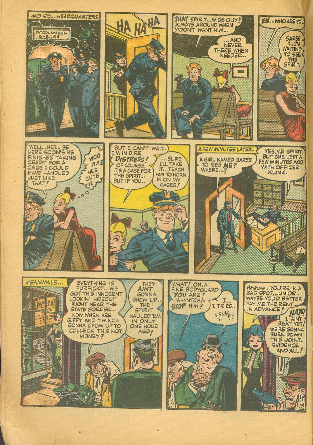 Read online The Spirit (1952) comic -  Issue #5 - 22