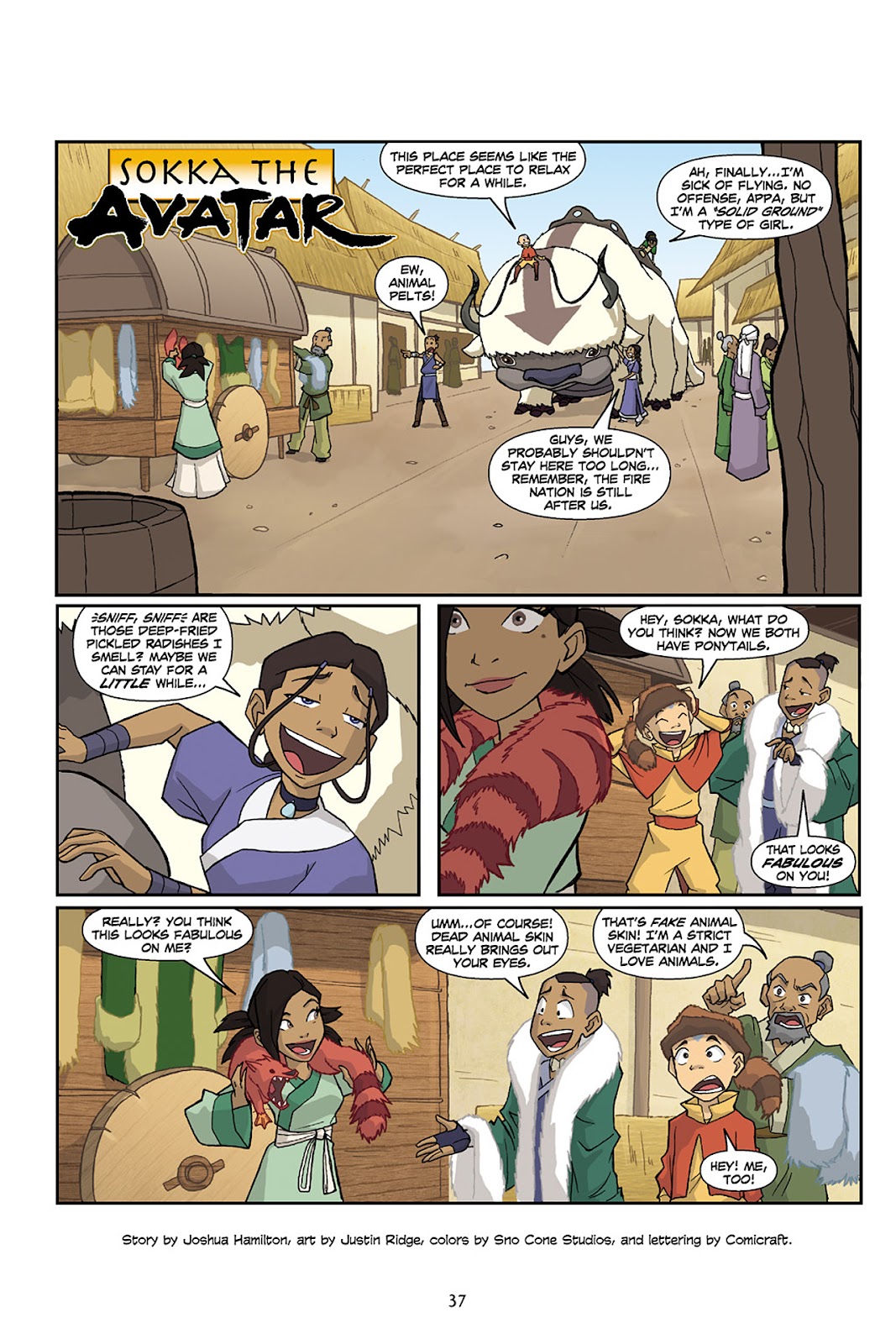 Nickelodeon Avatar: The Last Airbender - The Lost Adventures issue Full - Page 38