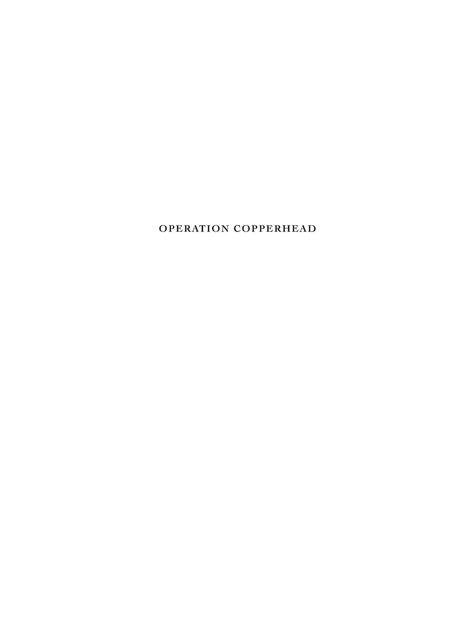 Read online Operation Copperhead comic -  Issue #3 - 2