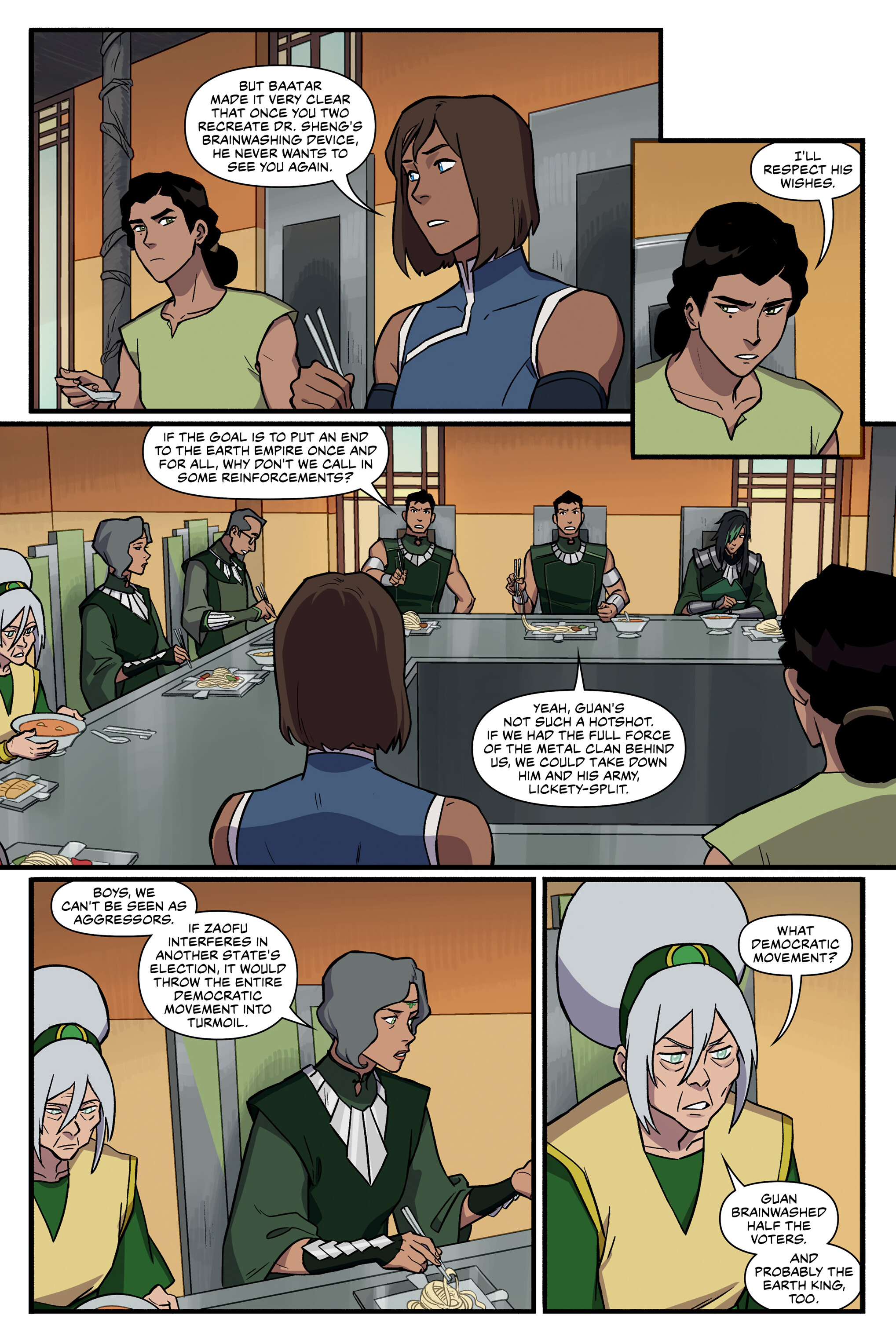 Read online Nickelodeon The Legend of Korra: Ruins of the Empire comic -  Issue # TPB 3 - 16