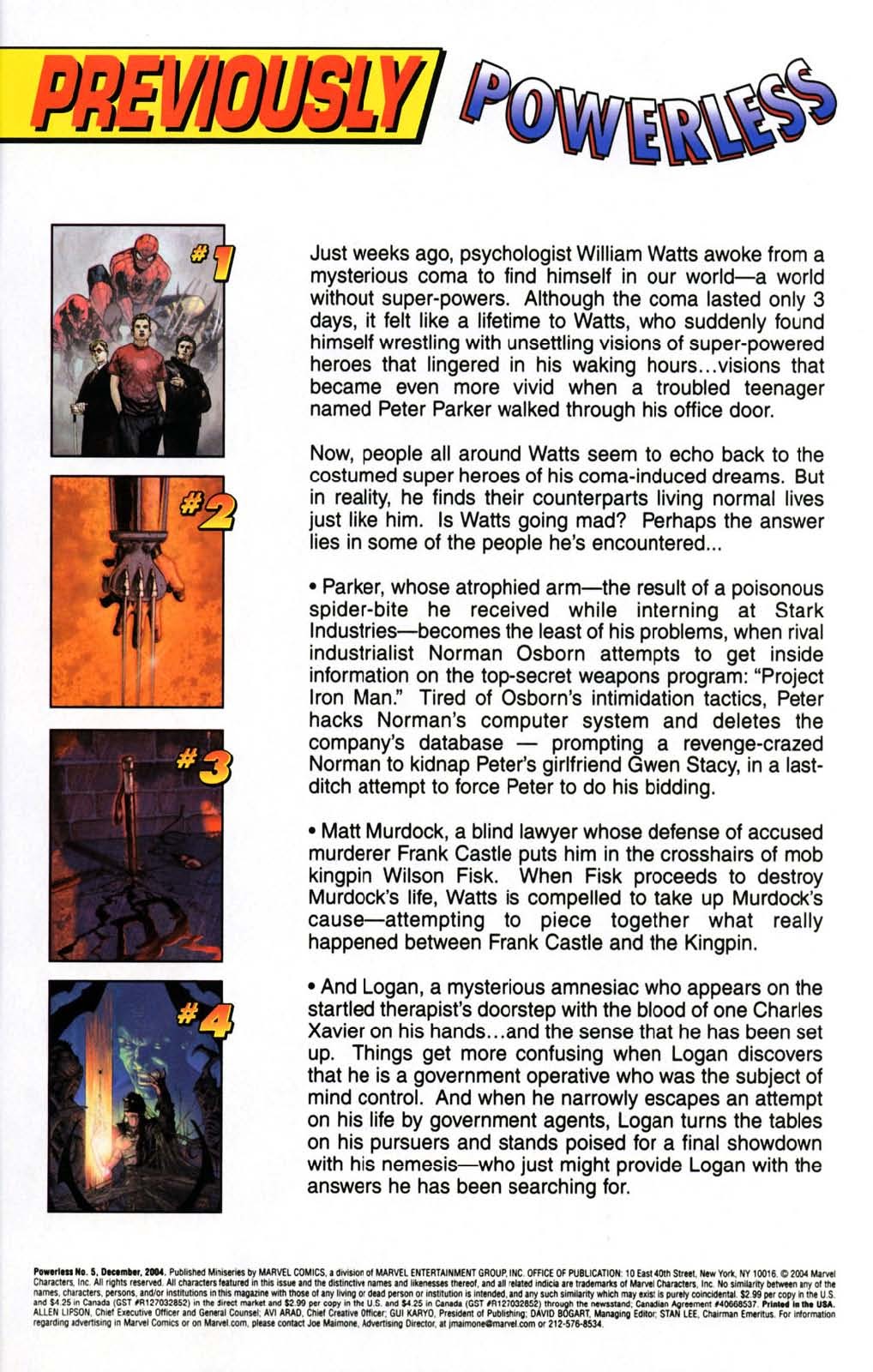 Read online Powerless comic -  Issue #5 - 2