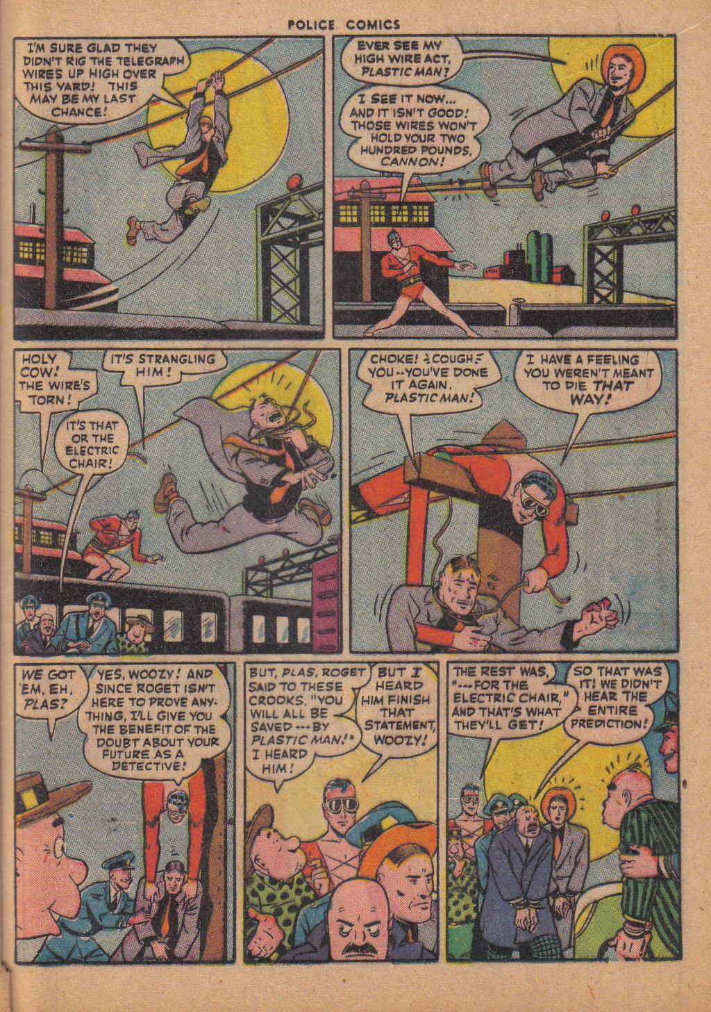 Read online Police Comics comic -  Issue #50 - 17
