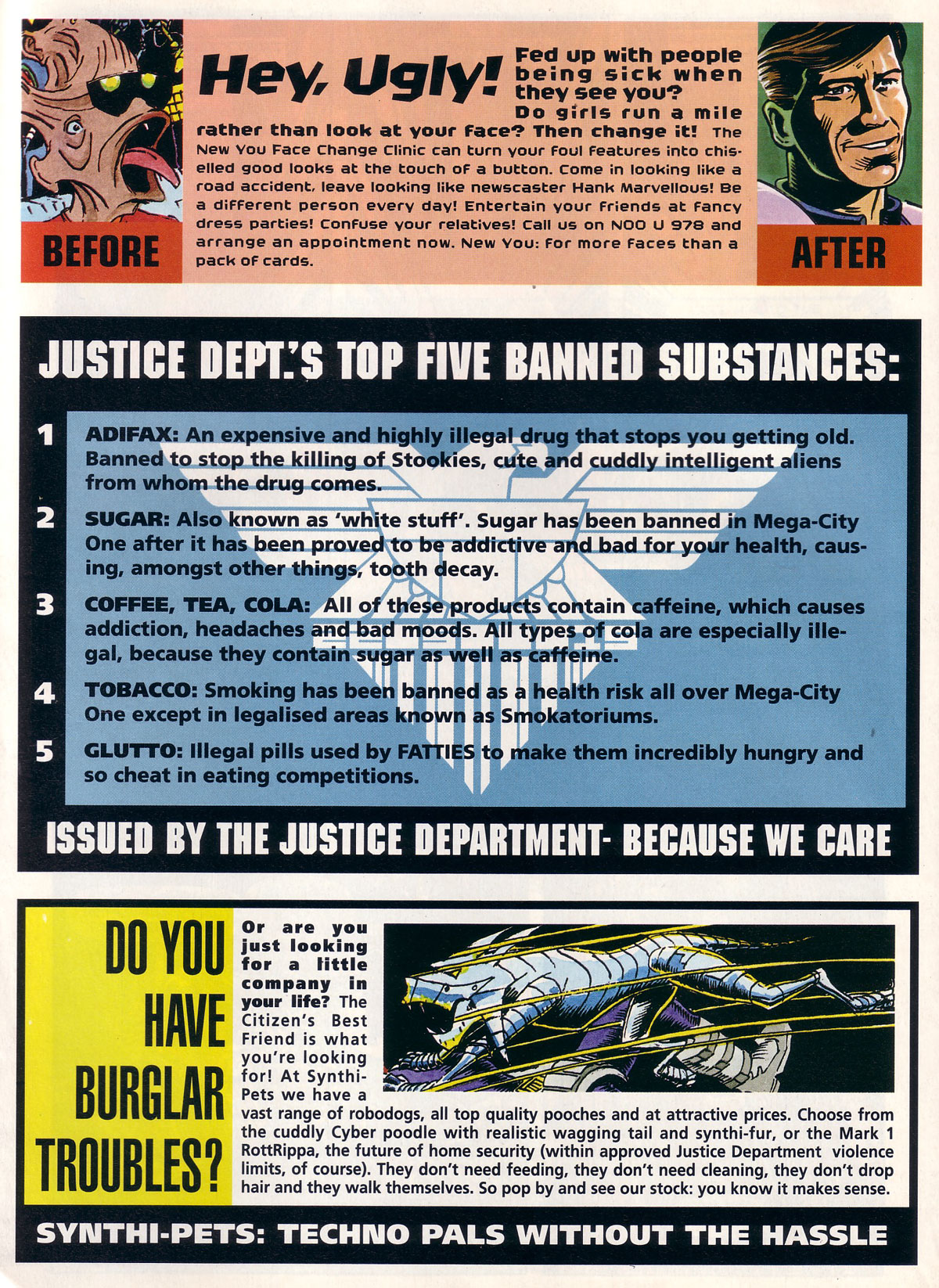 Read online Judge Dredd Lawman of the Future comic -  Issue #1 - 16