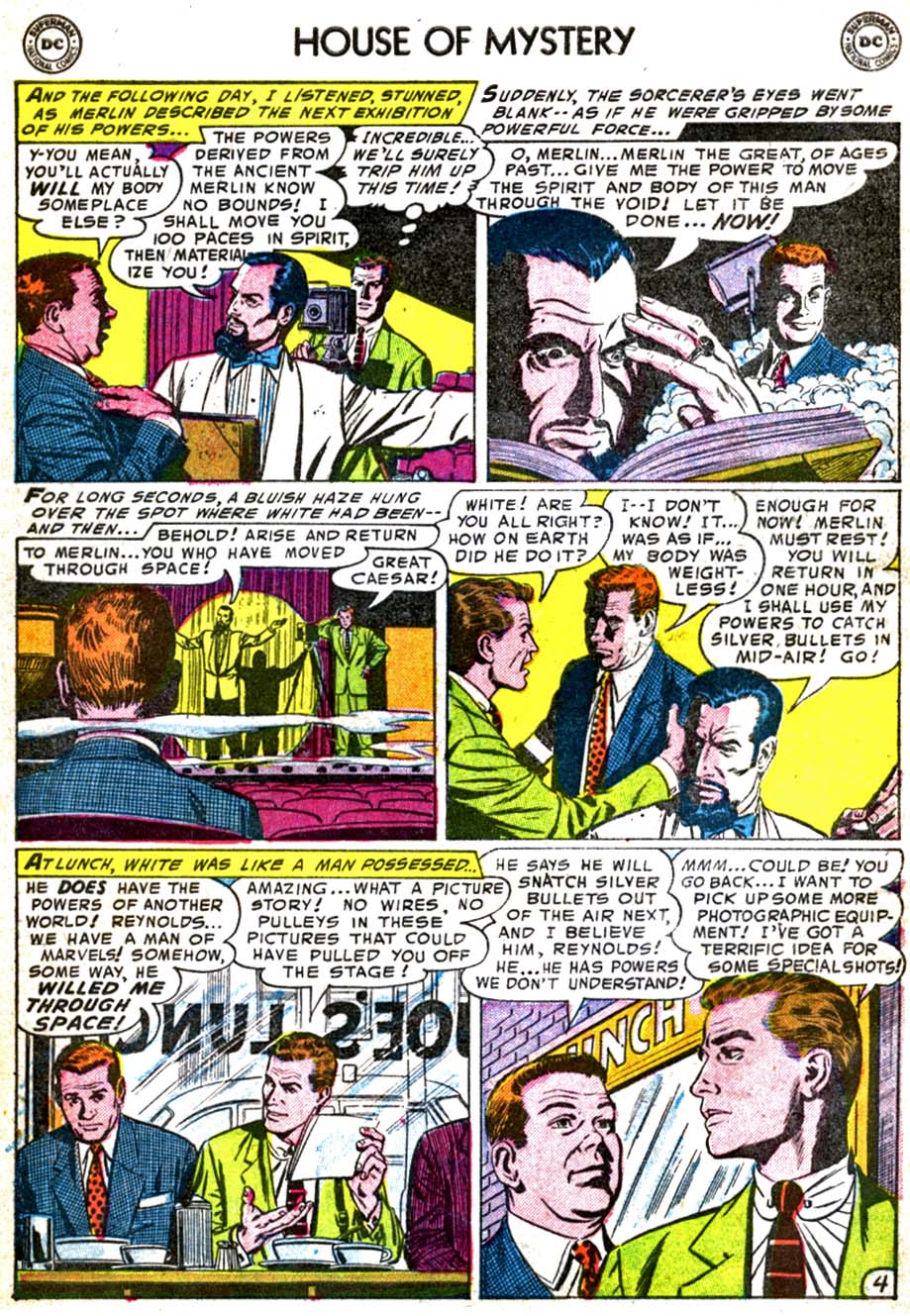 Read online House of Mystery (1951) comic -  Issue #41 - 6