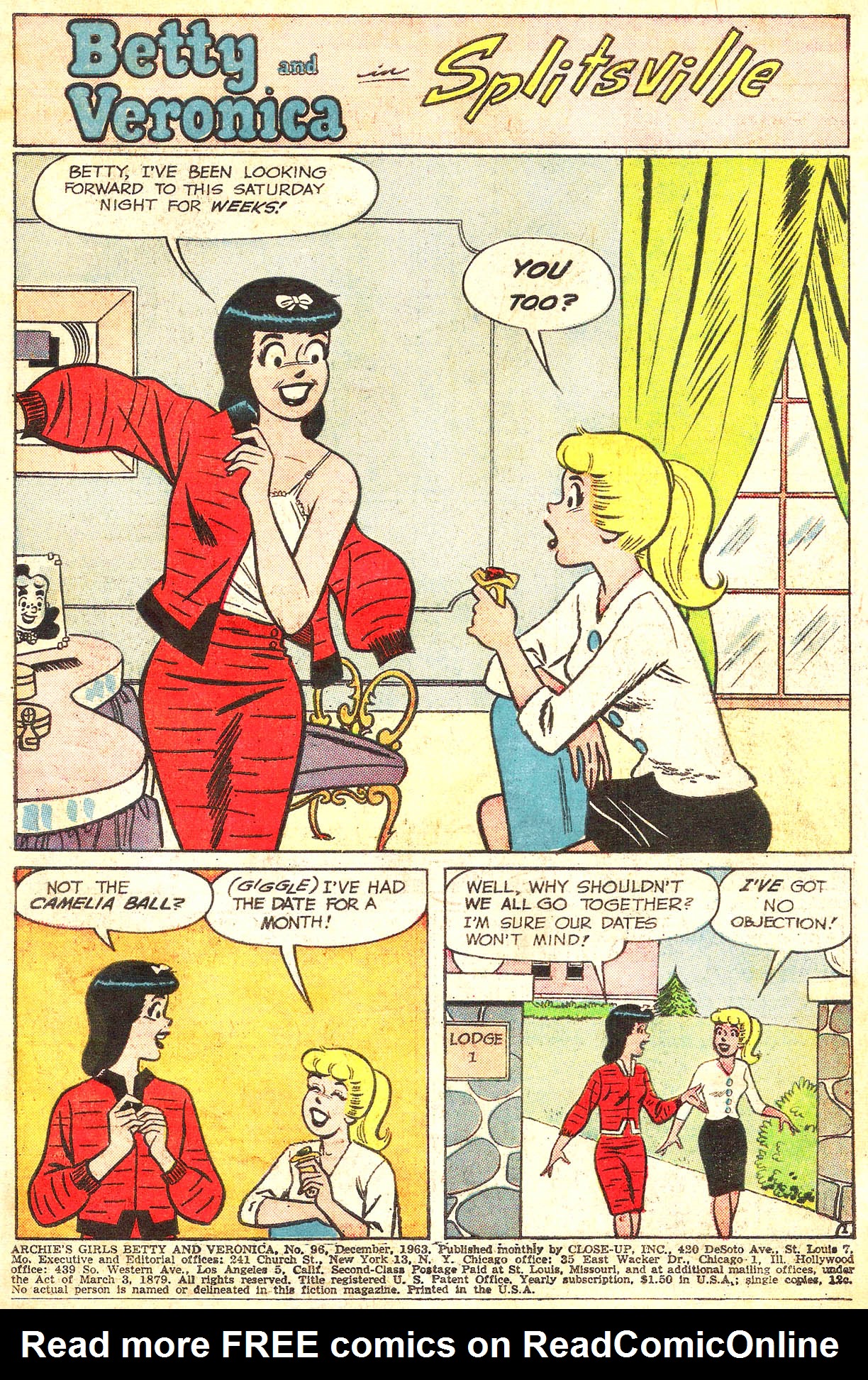 Read online Archie's Girls Betty and Veronica comic -  Issue #96 - 3