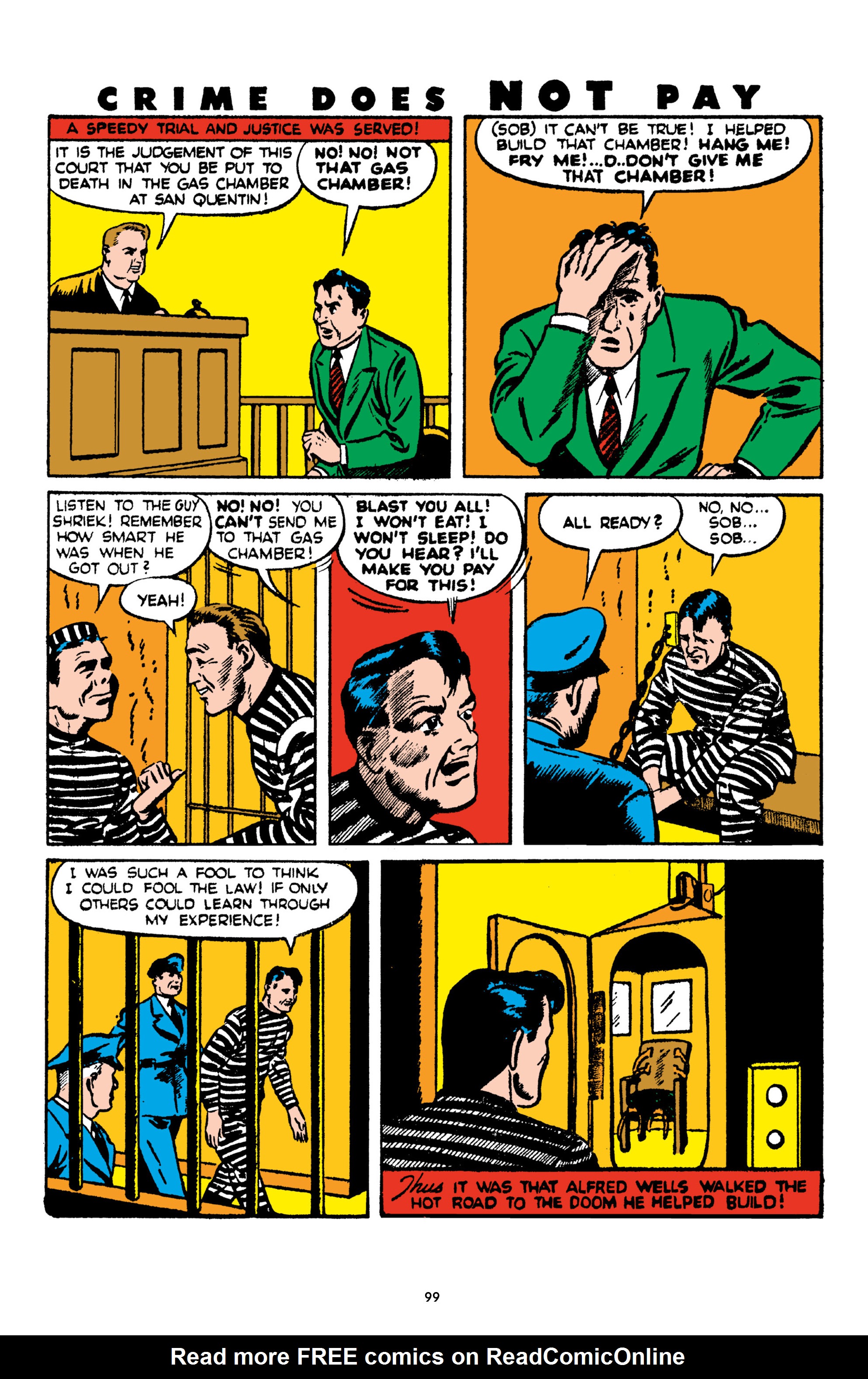 Read online Crime Does Not Pay Archives comic -  Issue # TPB 4 (Part 1) - 99