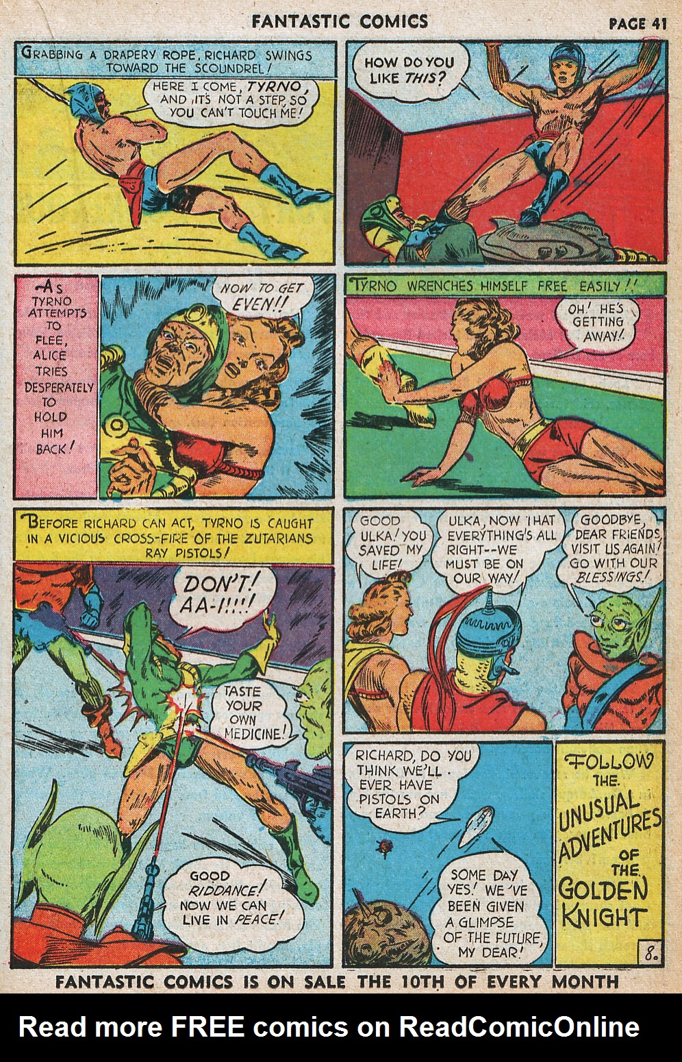Read online Fantastic Comics comic -  Issue #20 - 41