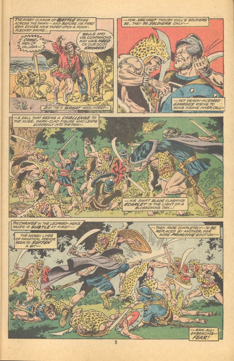 Read online Kull, the Conqueror (1971) comic -  Issue #8 - 5
