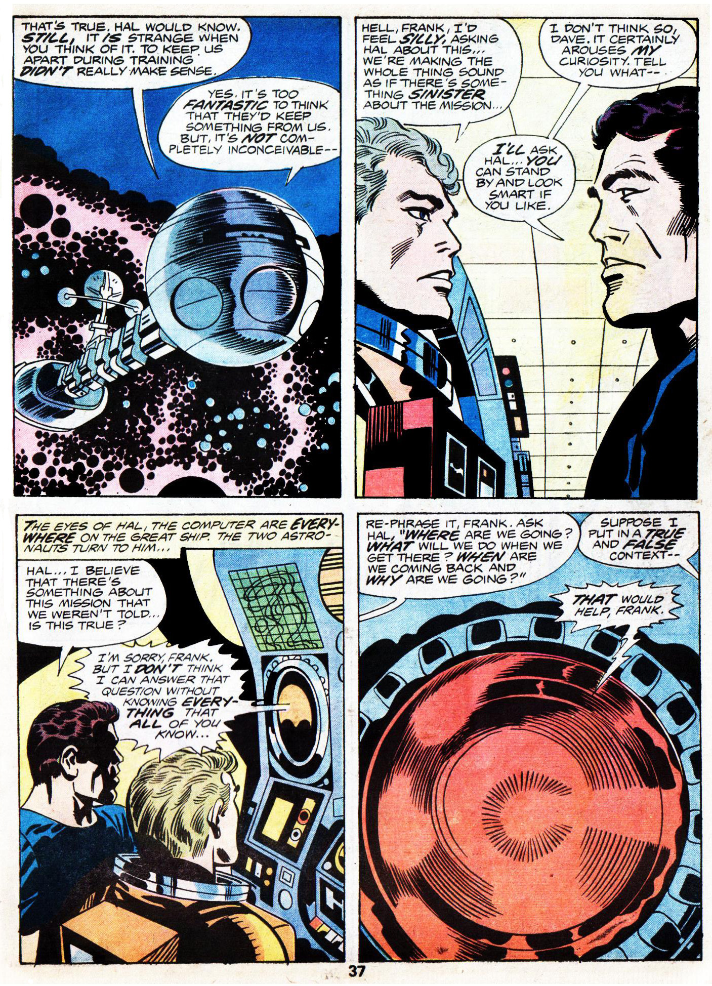 Read online 2001: A Space Odyssey [Marvel Treasury Special] comic -  Issue #2001: A Space Odyssey [Marvel Treasury Special] Full - 35