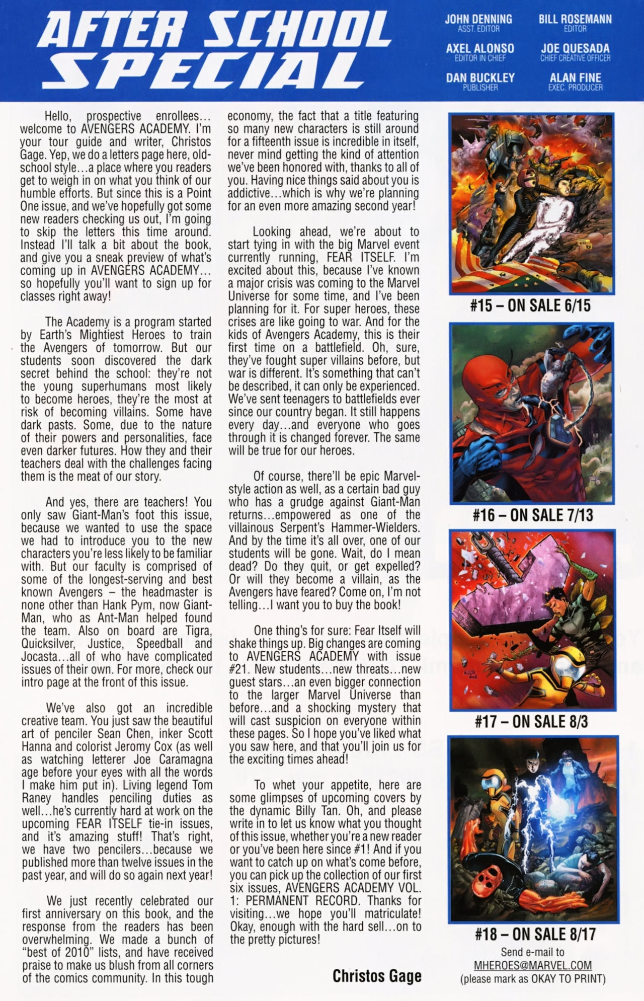 Read online Avengers Academy comic -  Issue #14.1 - 33