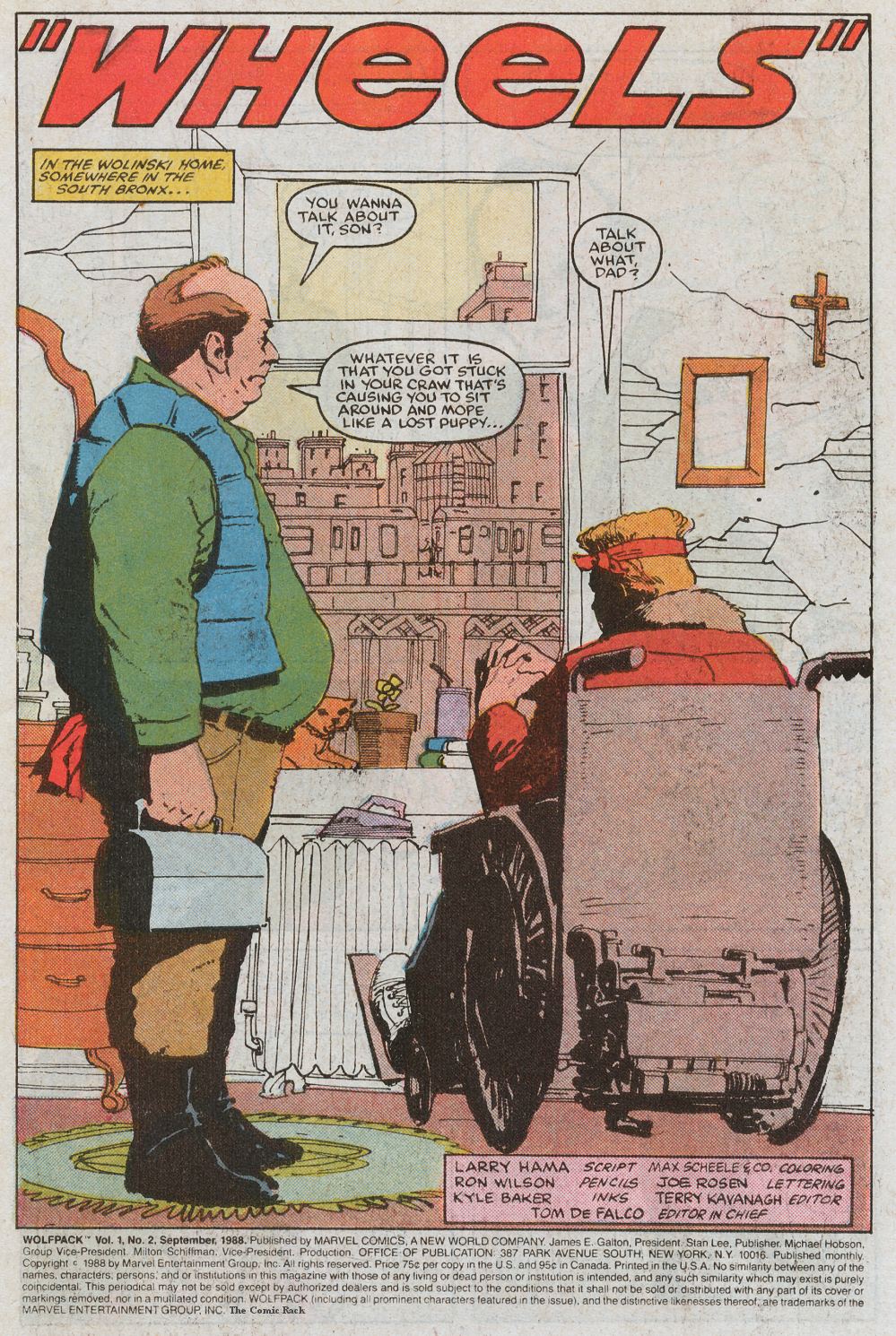 Read online Wolfpack (1988) comic -  Issue #2 - 2