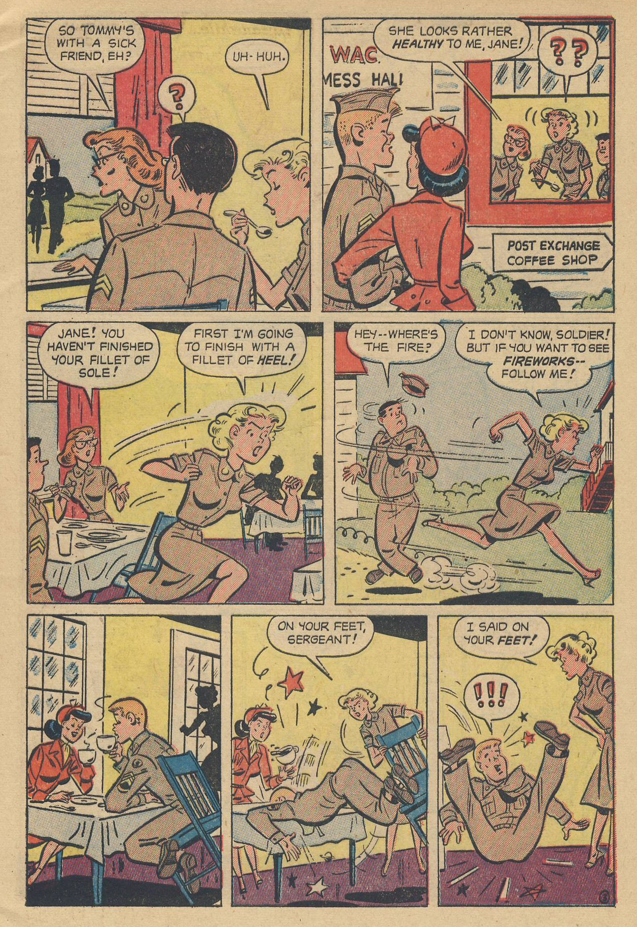 Read online G. I. Jane (1953) comic -  Issue #6 - 5
