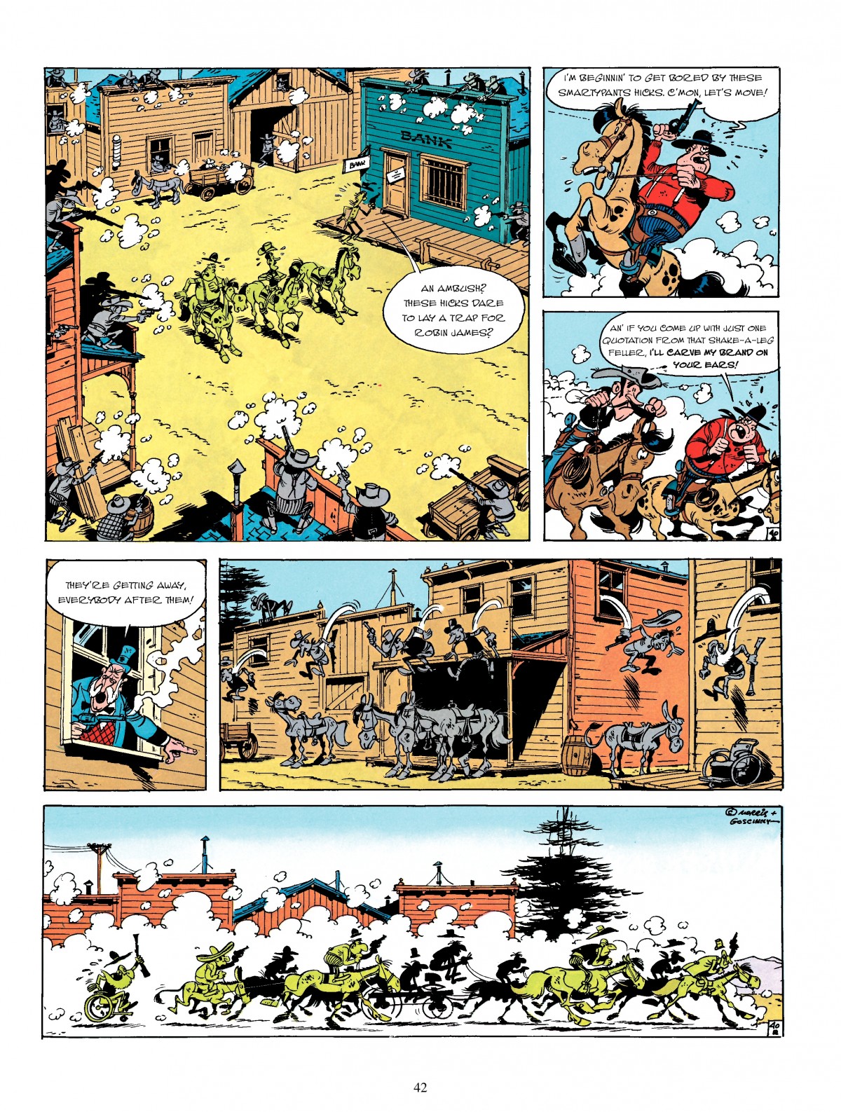 Read online A Lucky Luke Adventure comic -  Issue #4 - 44