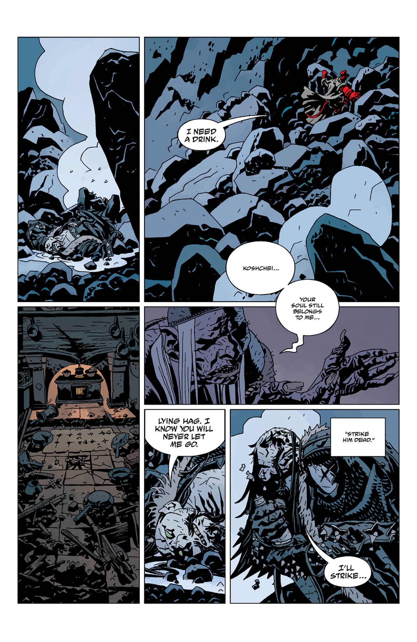 Read online Hellboy: Darkness Calls comic -  Issue # TPB - 149