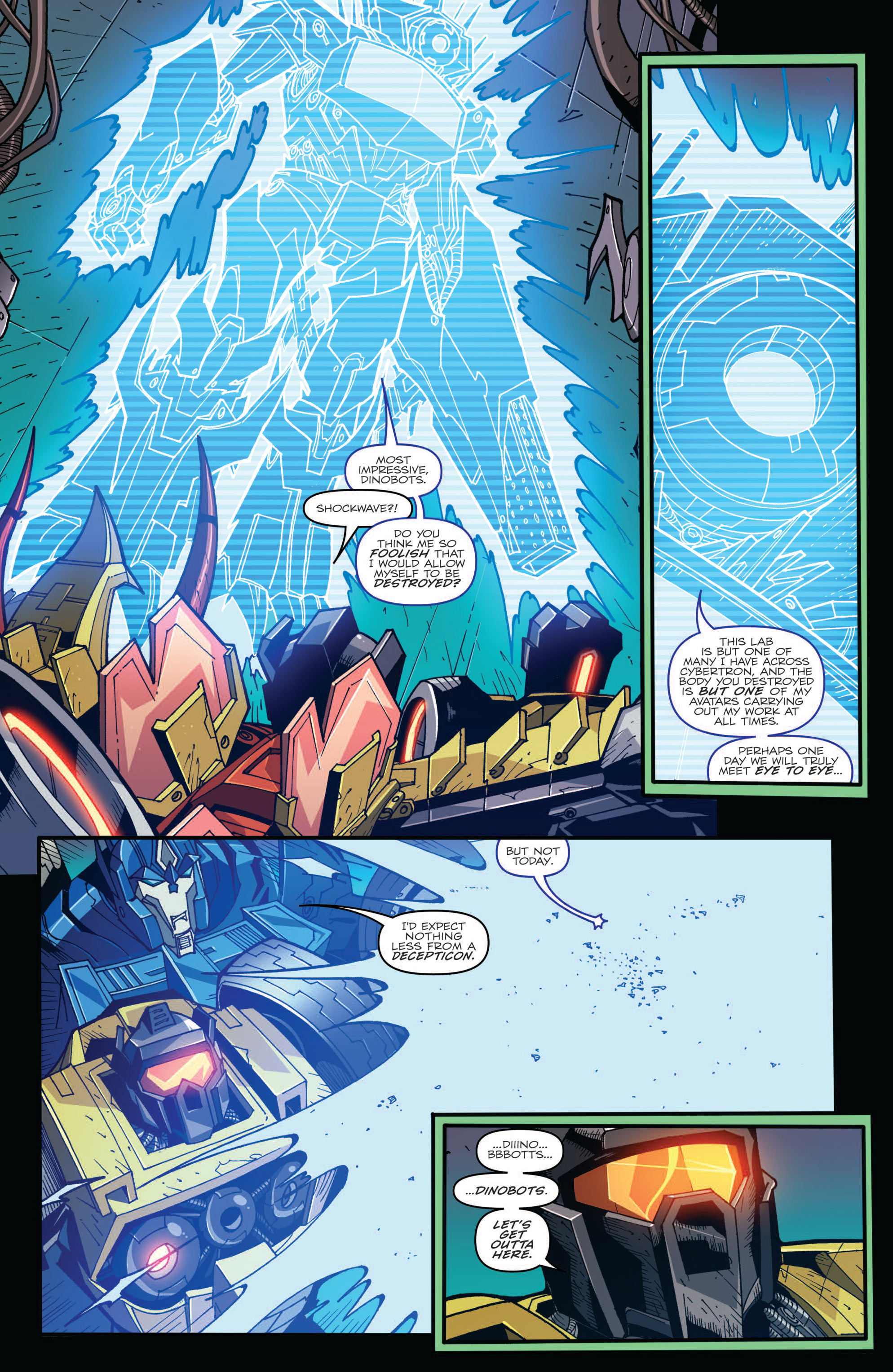 Read online The Transformers Prime: Rage of the Dinobots comic -  Issue #4 - 22