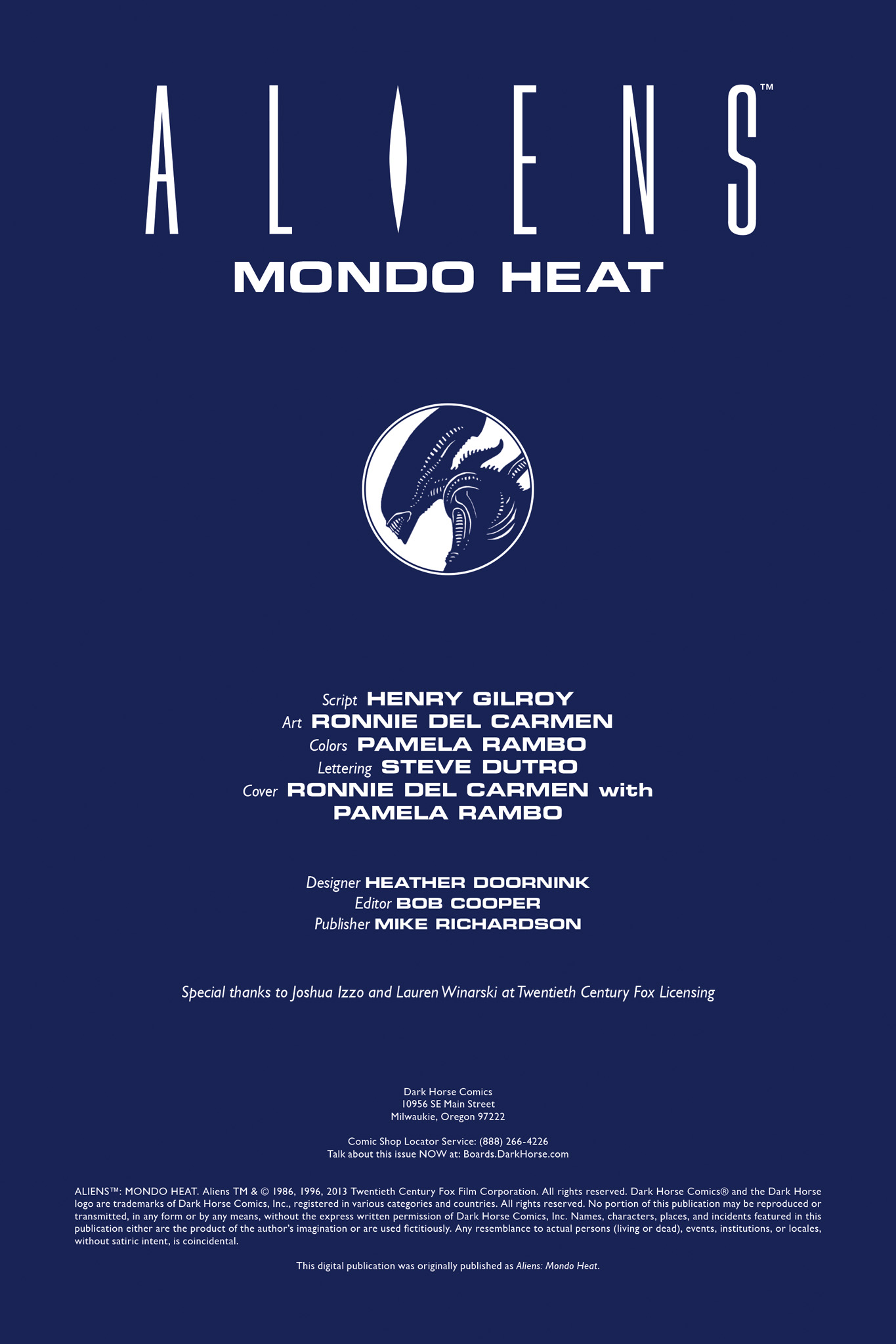 Read online Aliens: Mondo Heat comic -  Issue # Full - 2