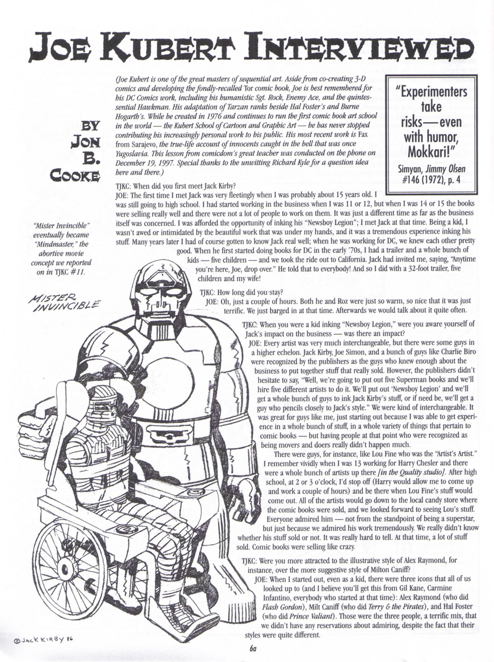 Read online The Jack Kirby Collector comic -  Issue #19 - 6
