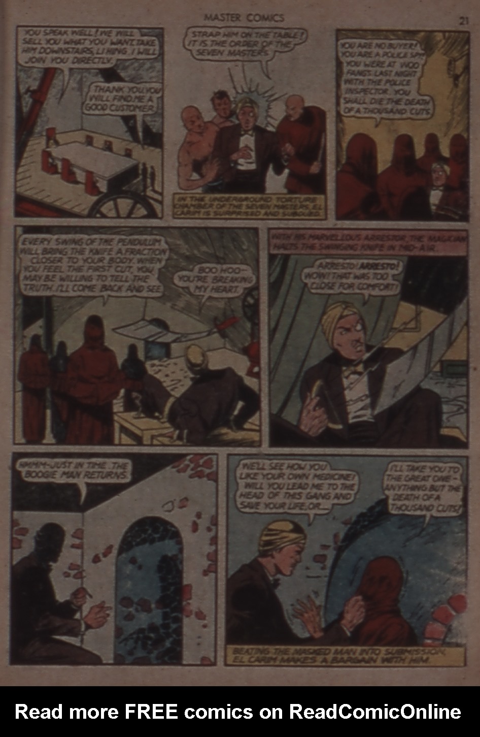 Read online Master Comics comic -  Issue #12 - 23