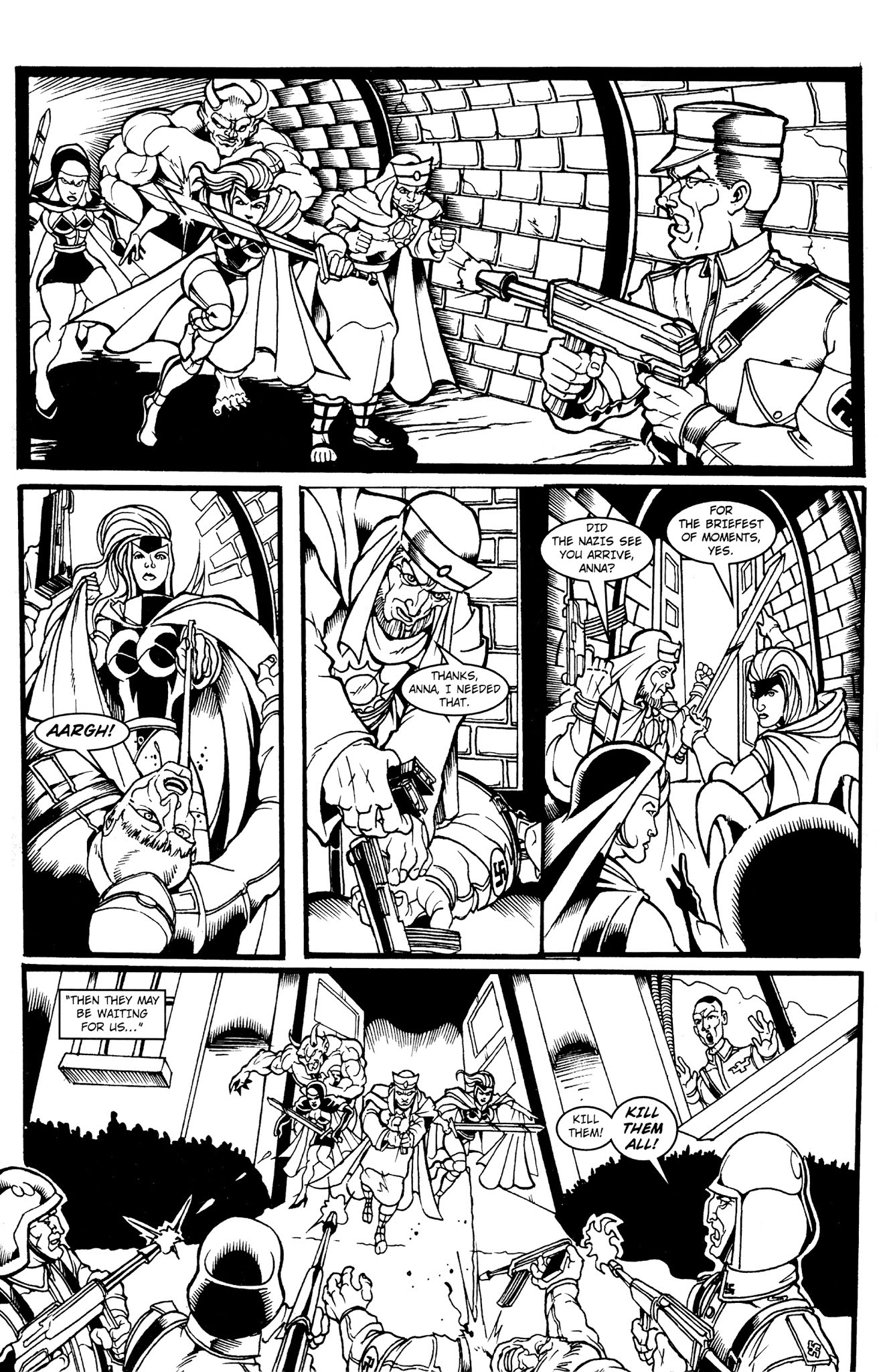 Read online Warrior Nun Brigantia comic -  Issue #3 - 11
