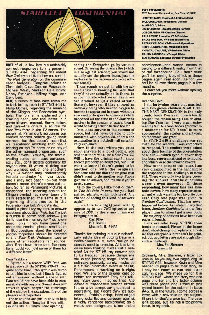 Read online Star Trek: The Next Generation (1989) comic -  Issue #49 - 26