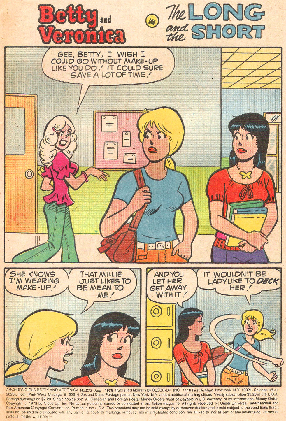Read online Archie's Girls Betty and Veronica comic -  Issue #272 - 3