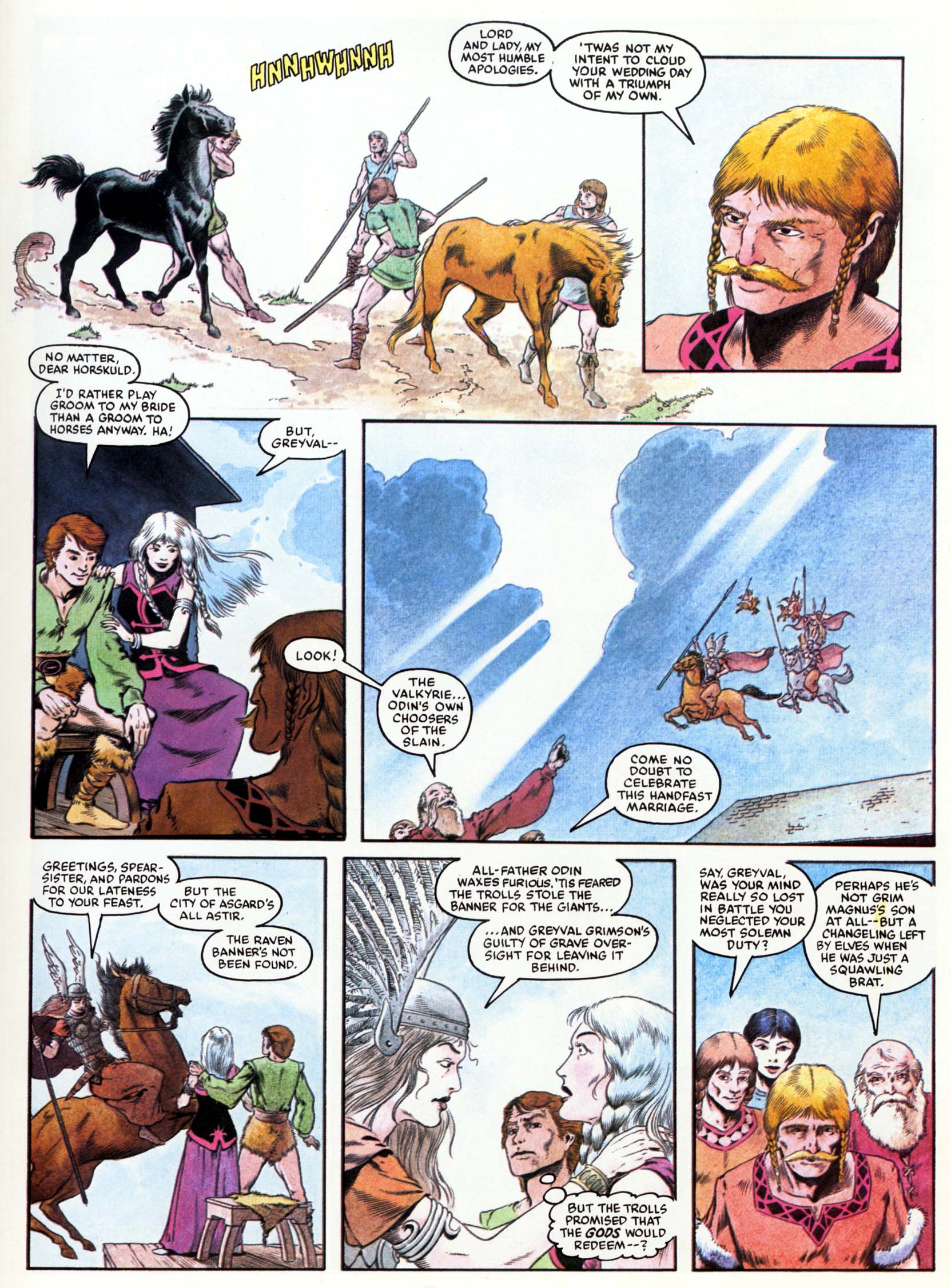 Read online Marvel Graphic Novel comic -  Issue #15 - The Raven Banner - 14