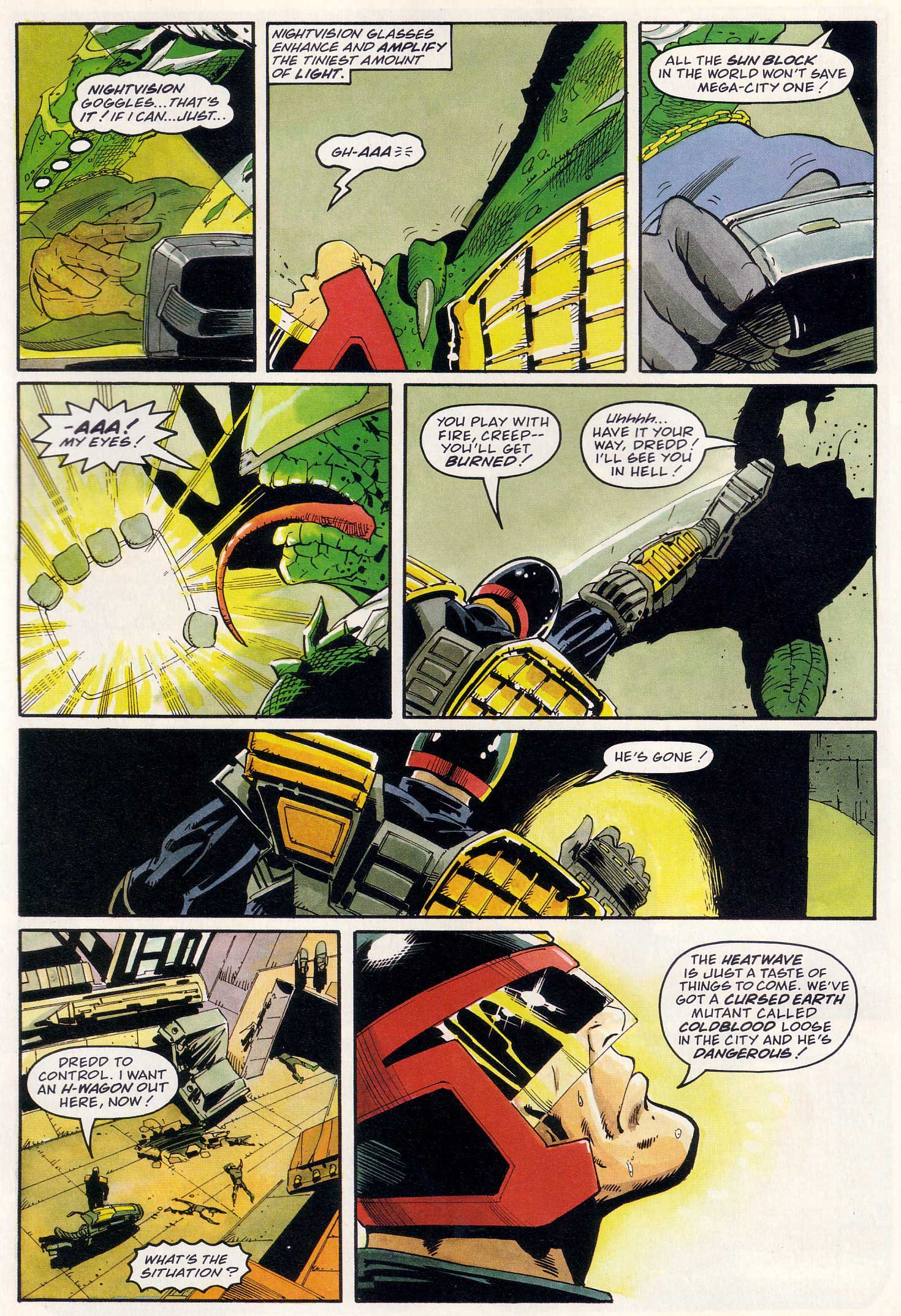 Read online Judge Dredd Lawman of the Future comic -  Issue #2 - 22