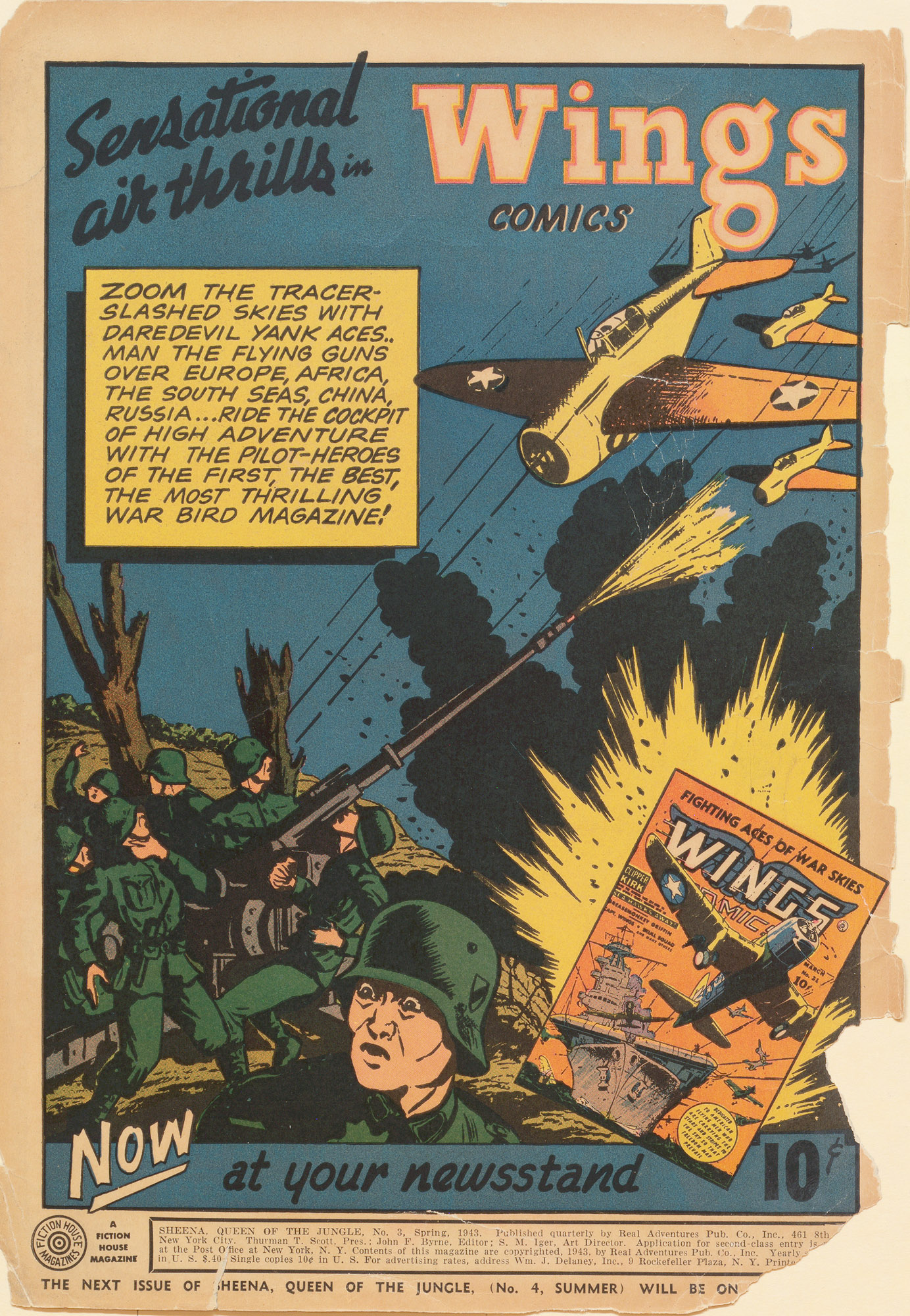 Read online Sheena, Queen of the Jungle (1942) comic -  Issue #3 - 2