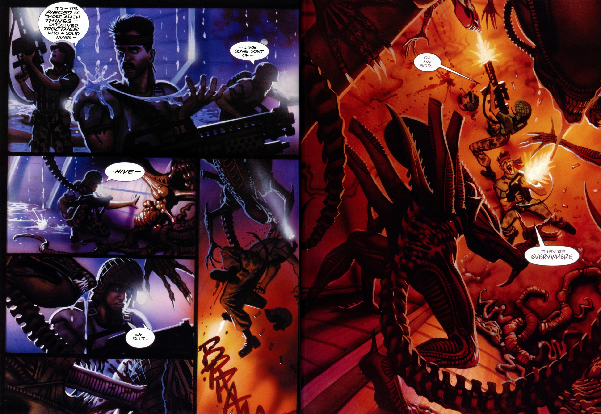 Read online Aliens/Predator: Panel to Panel comic -  Issue # TPB (Part 1) - 43