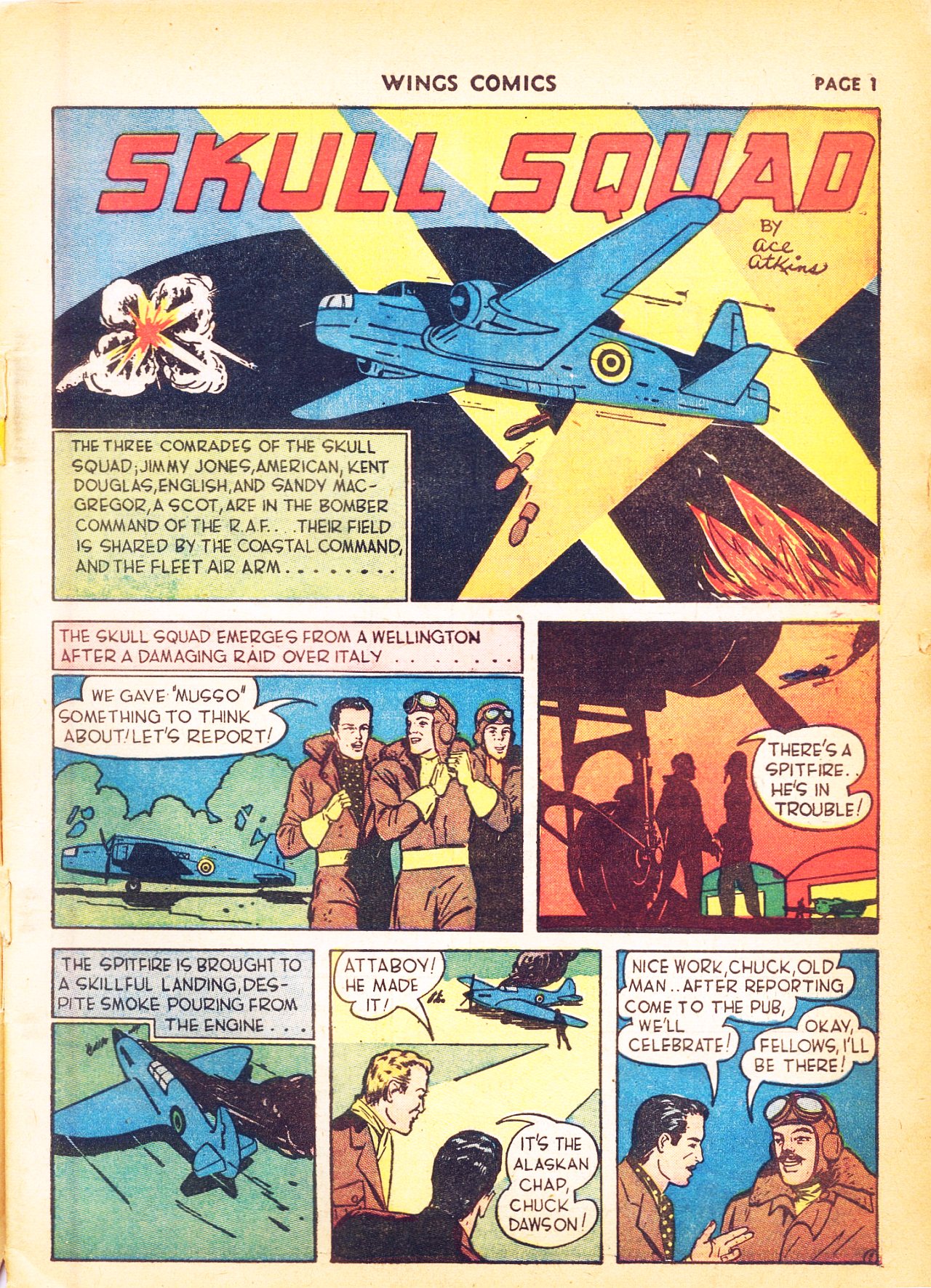 Read online Wings Comics comic -  Issue #4 - 3