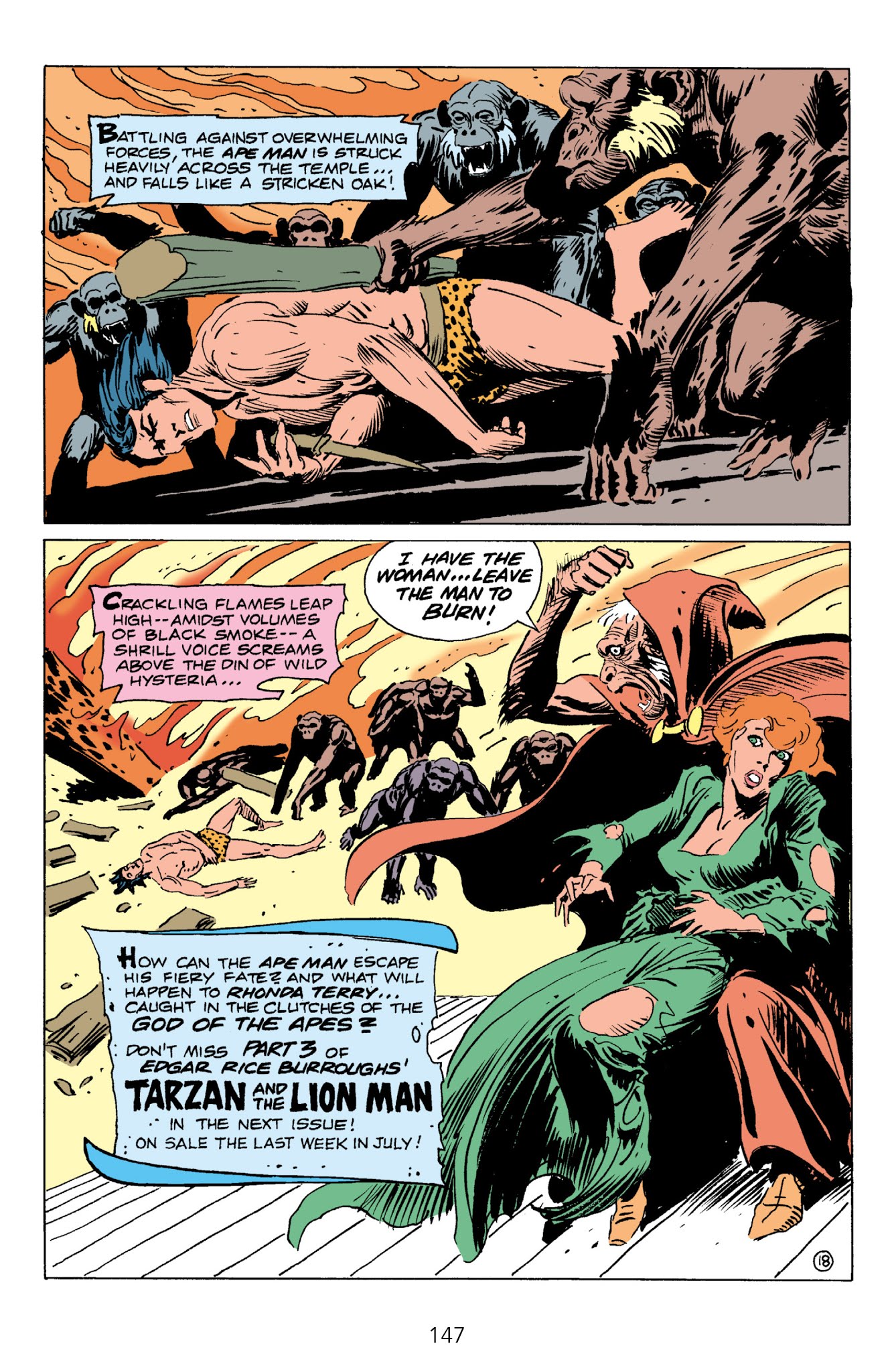 Read online Edgar Rice Burroughs' Tarzan The Joe Kubert Years comic -  Issue # TPB 3 (Part 2) - 38