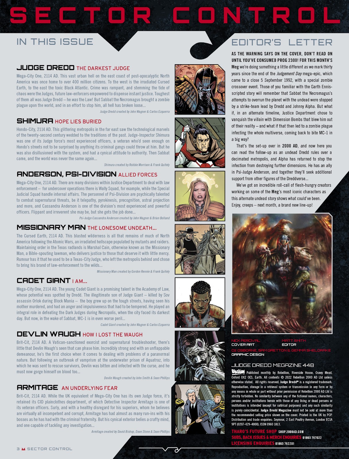 Judge Dredd Megazine (Vol. 5) issue 448 - Page 3