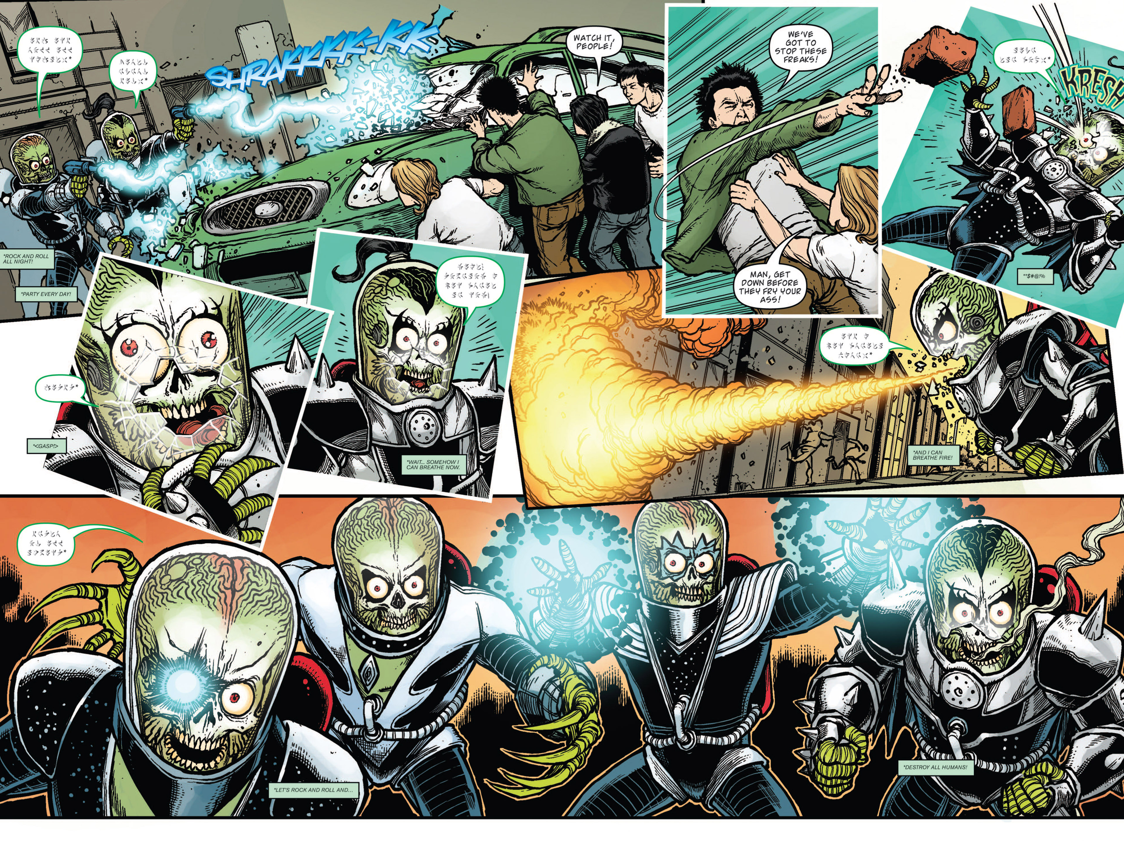 Read online Mars Attacks KISS comic -  Issue # Full - 8