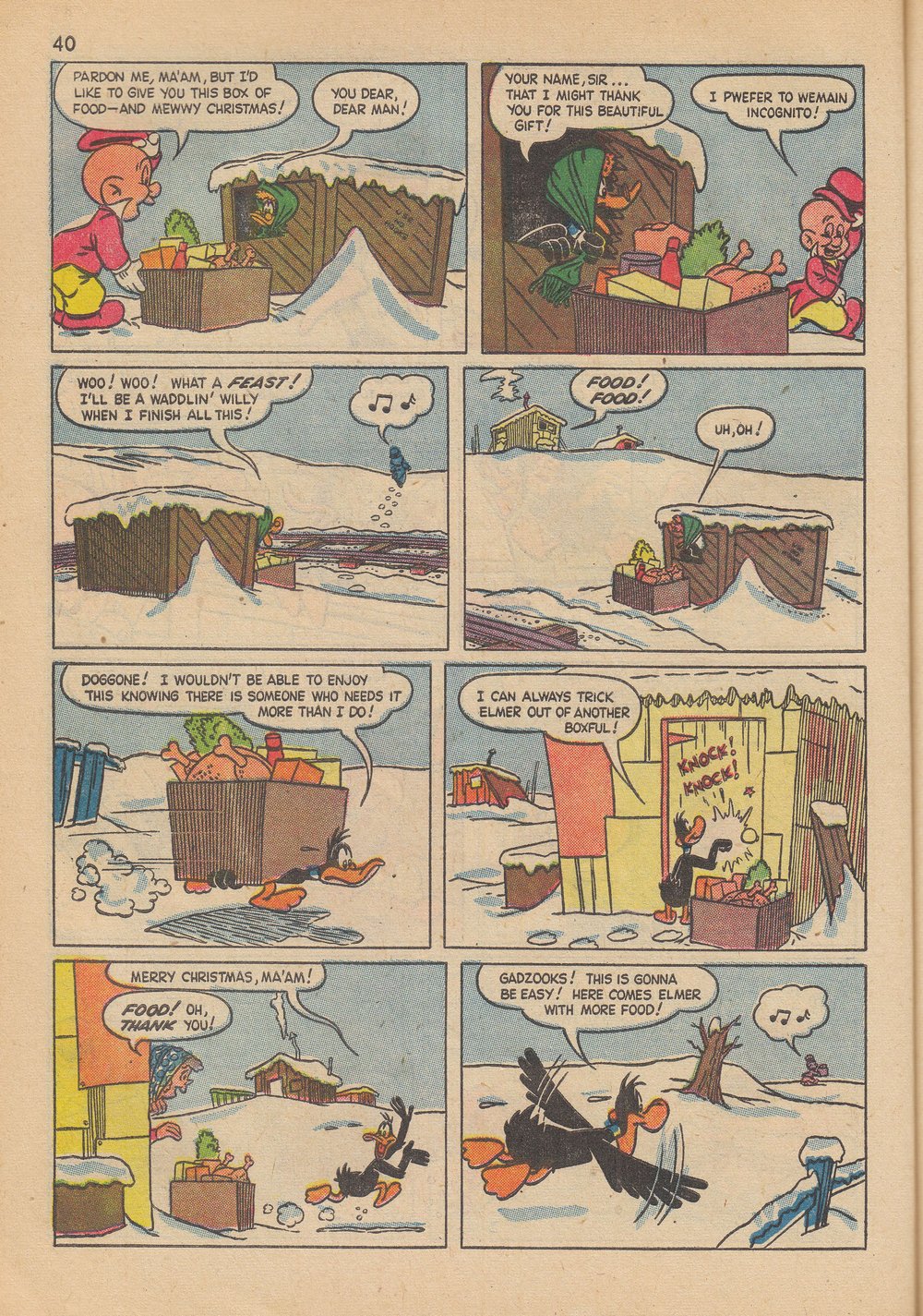 Read online Bugs Bunny's Christmas Funnies comic -  Issue # TPB 6 - 42