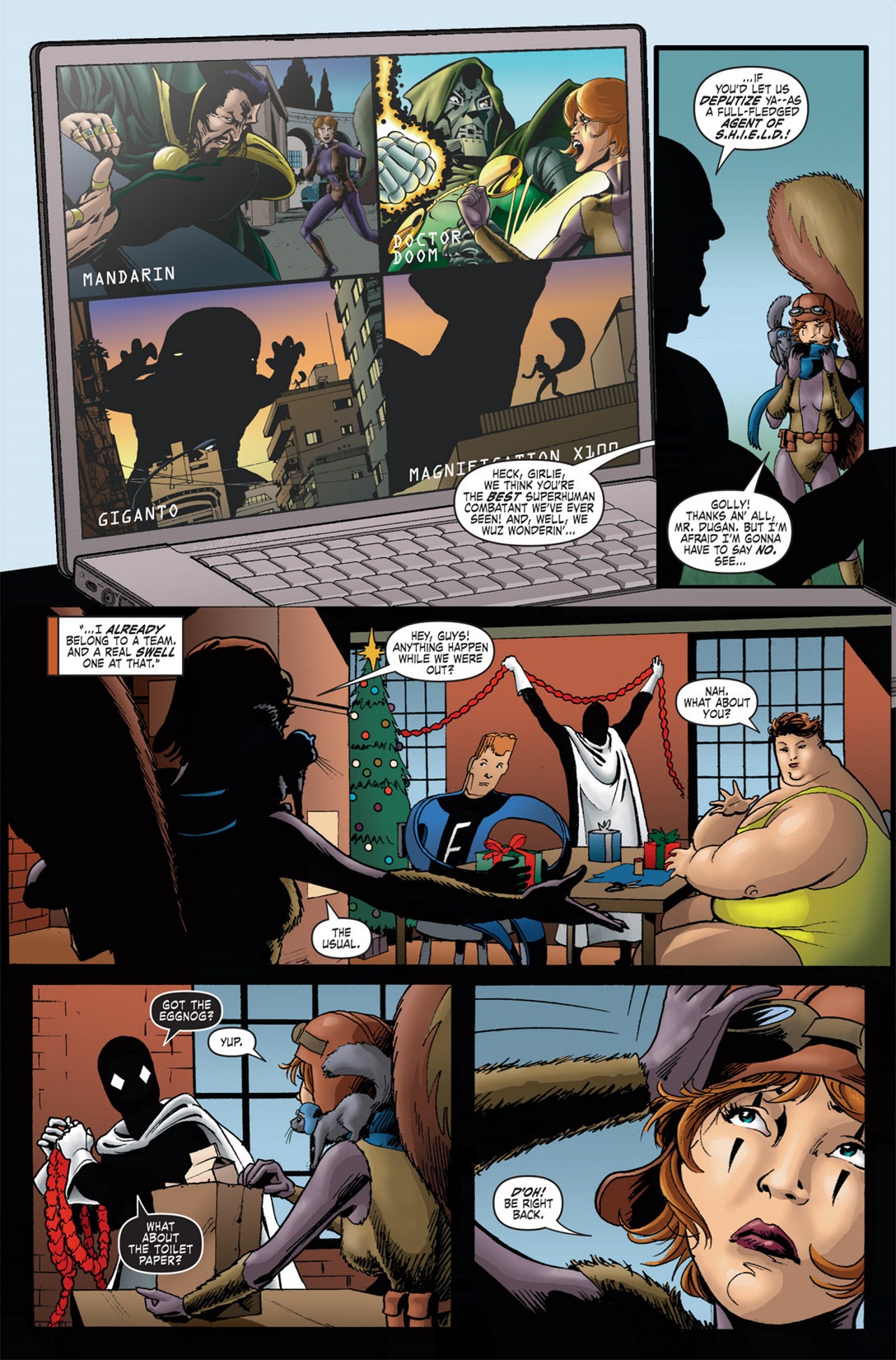 Read online Marvel Holiday Magazine 2010 comic -  Issue #2 - 9