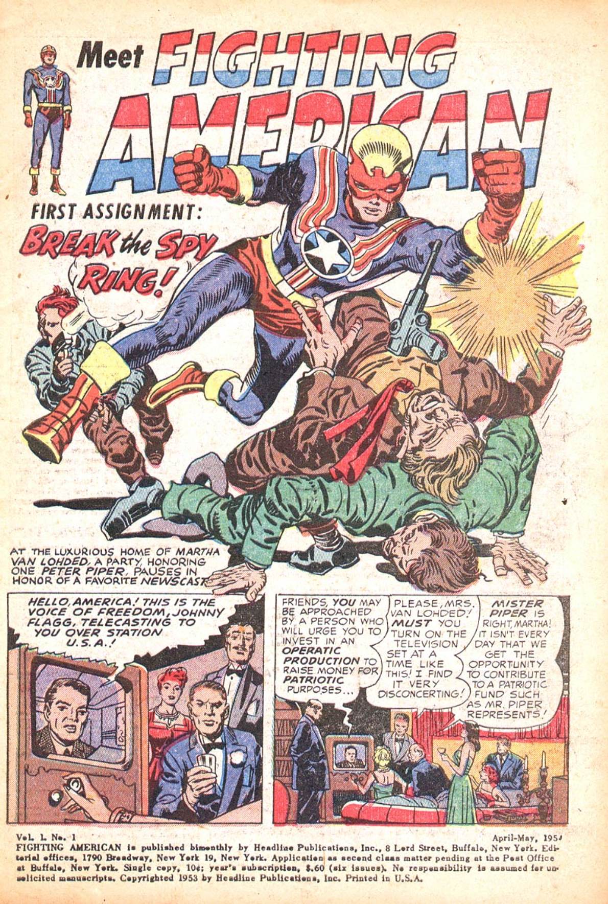 Read online Fighting American (1954) comic -  Issue #1 - 3