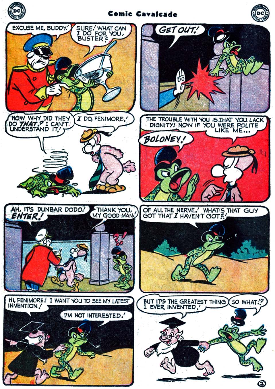 Read online Comic Cavalcade comic -  Issue #60 - 36